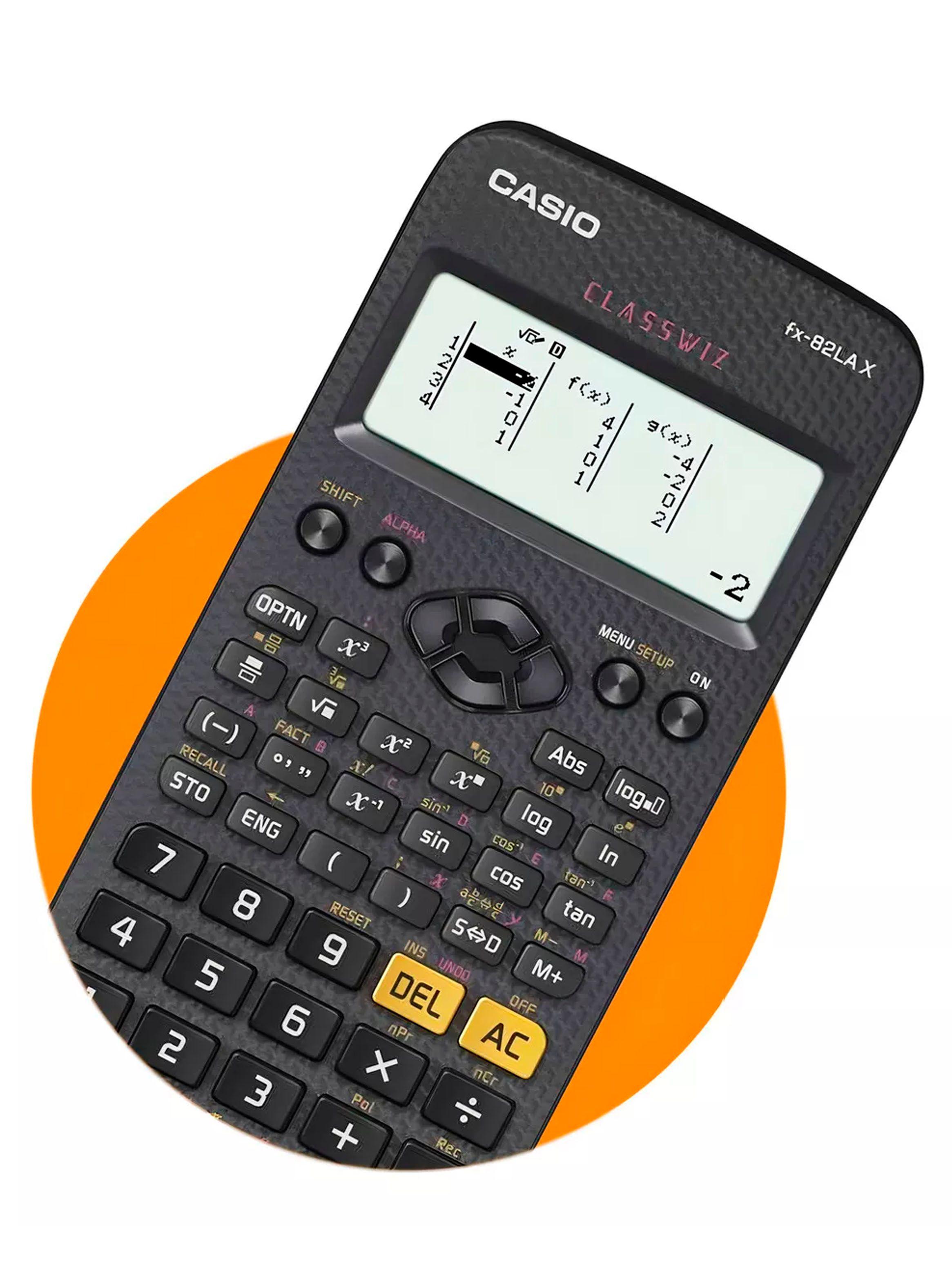 Calculadora Cientifica Casio FX-82LA XBK 275 Funciones Negro-2
