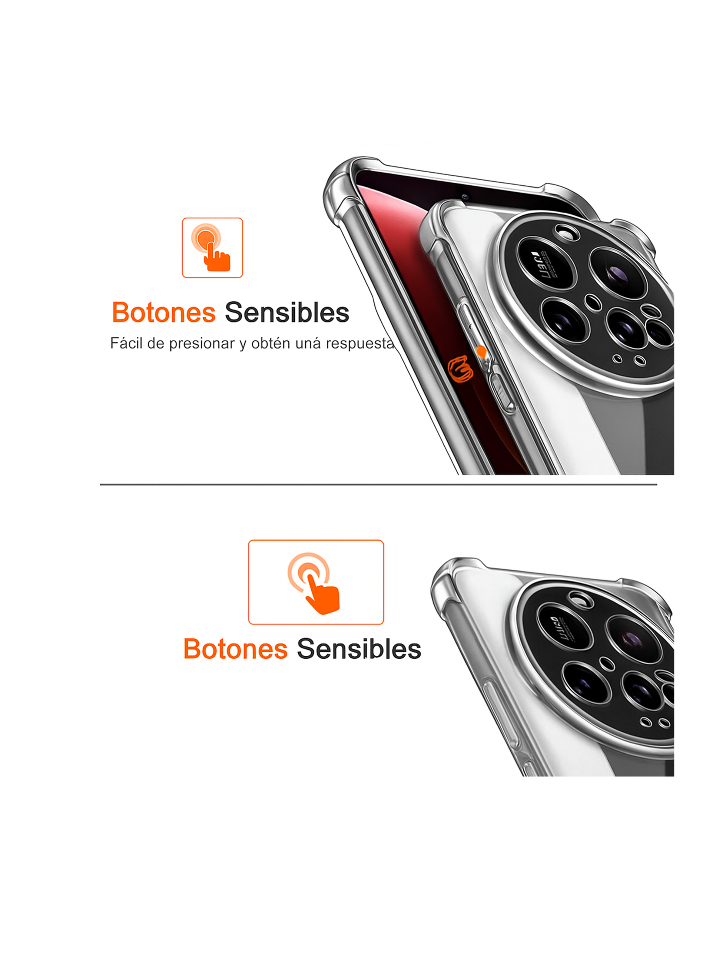 Carcasa Transparente Reforzada Para Xiaomi 15 Ultra-2