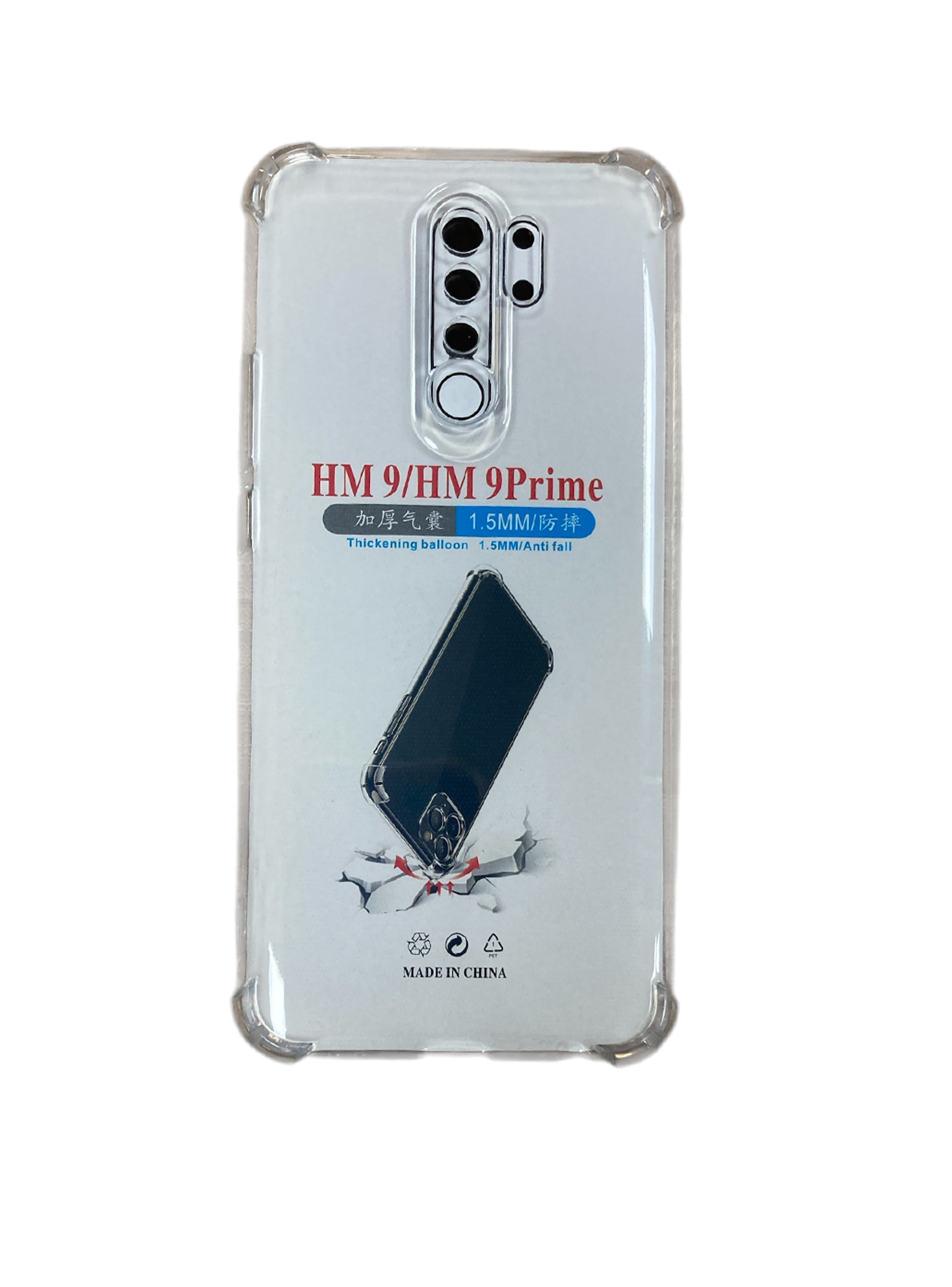 Carcasa Para Xiaomi Redmi 9 Transparente Antigolpe-1