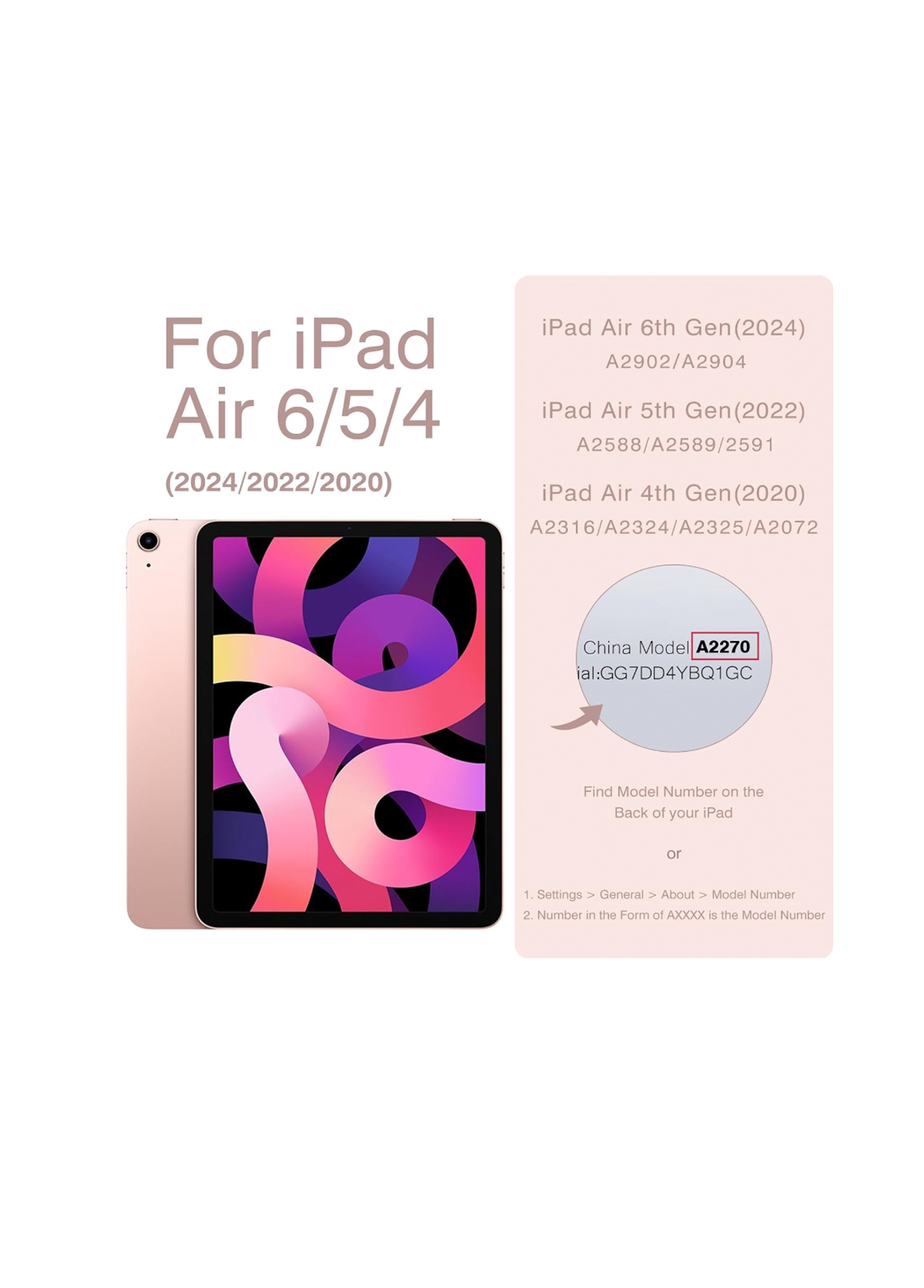Funda Armadura 360 lamina Matte Para iPad Air 11 M2-8
