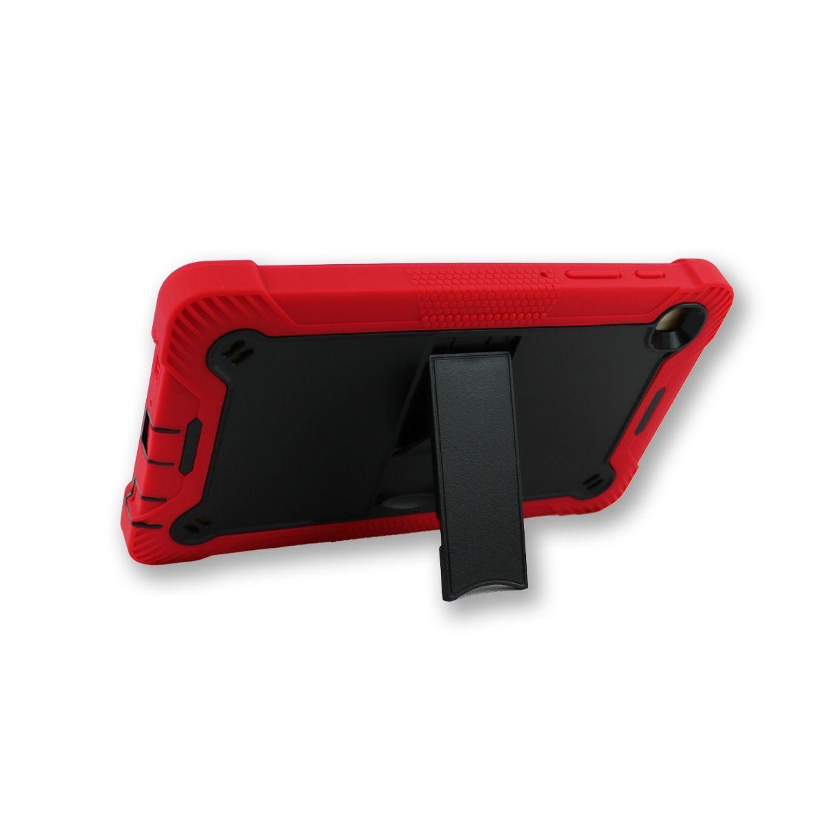 Funda 360° Lamina Para Samsung Galaxy Tab A8 T290 T295 Rojo-7