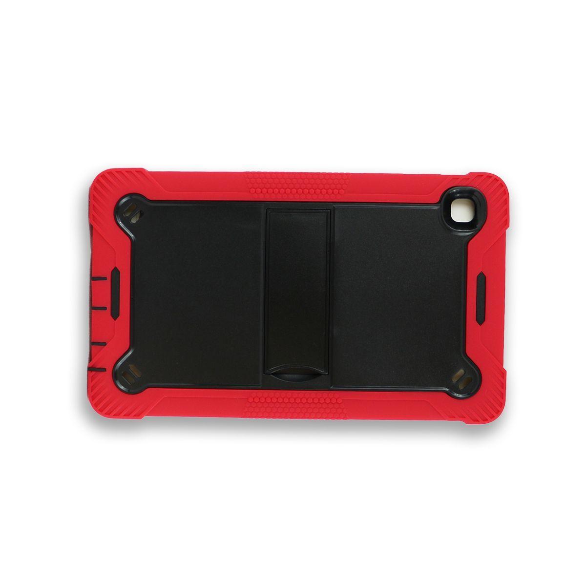Funda 360° Lamina Para Samsung Galaxy Tab A8 T290 T295 Rojo-3