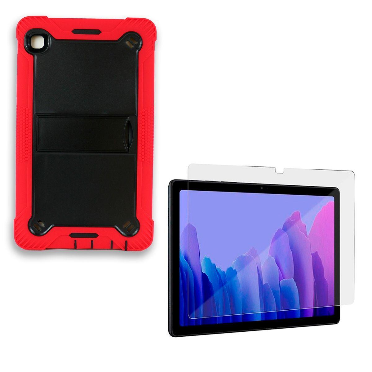 Funda 360° Lamina Para Samsung Galaxy Tab A8 T290 T295 Rojo-0