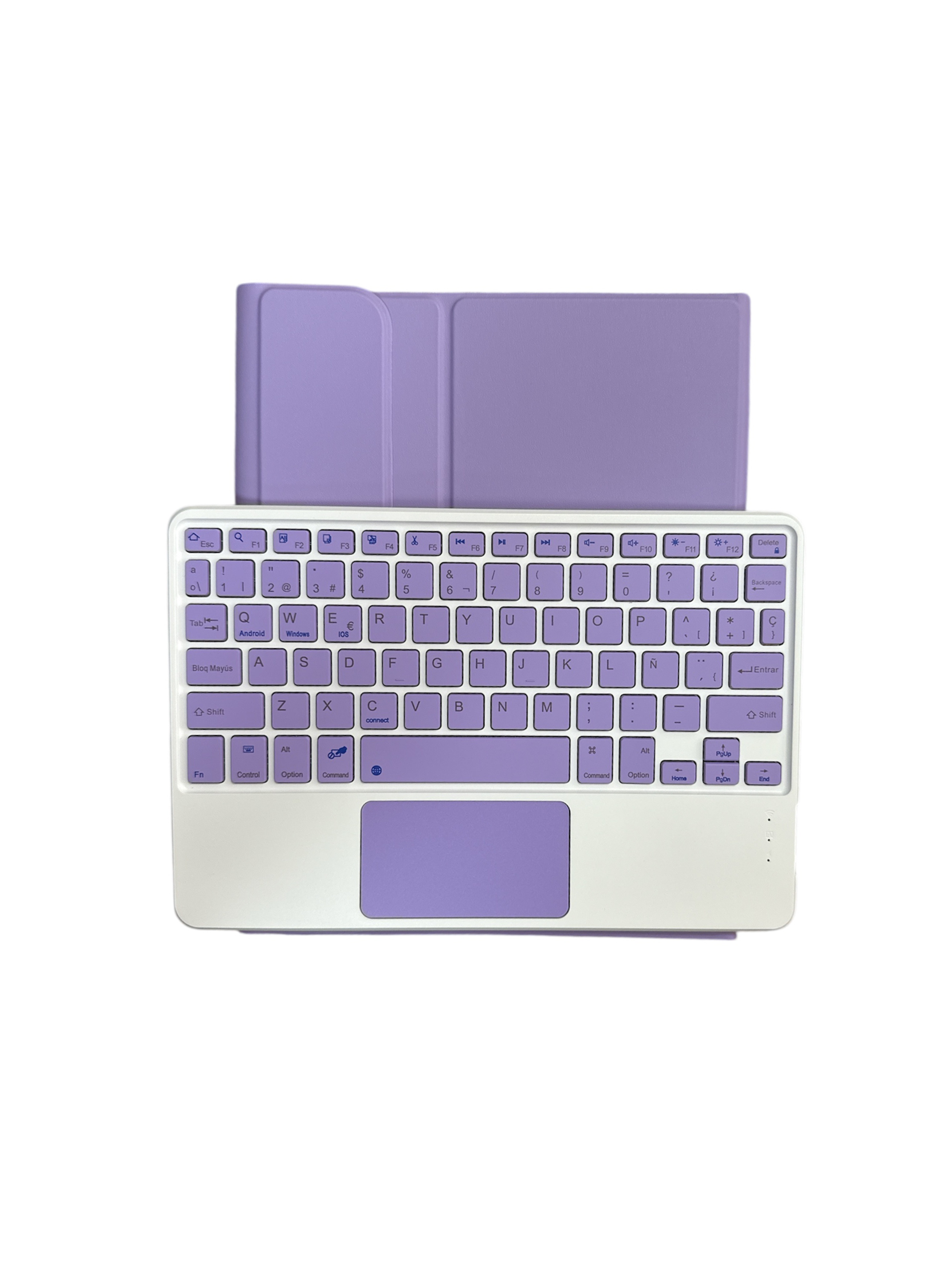Funda con Teclado Español Touchpad Para iPad A16 2025 11th G-2