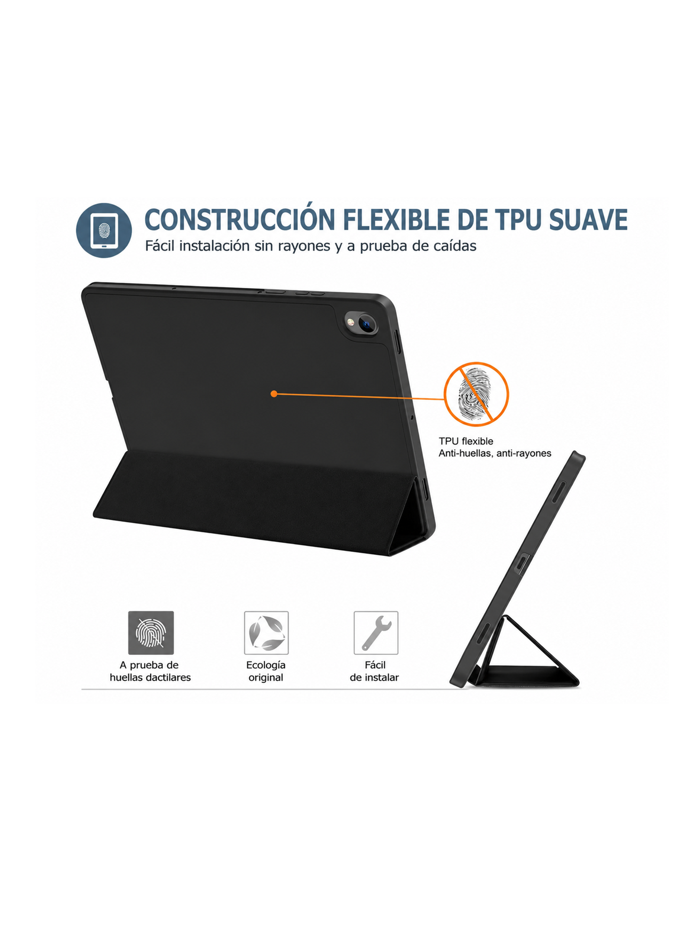 Funda Smart Cover Para Tablet Samsung S11 11" Colores-3