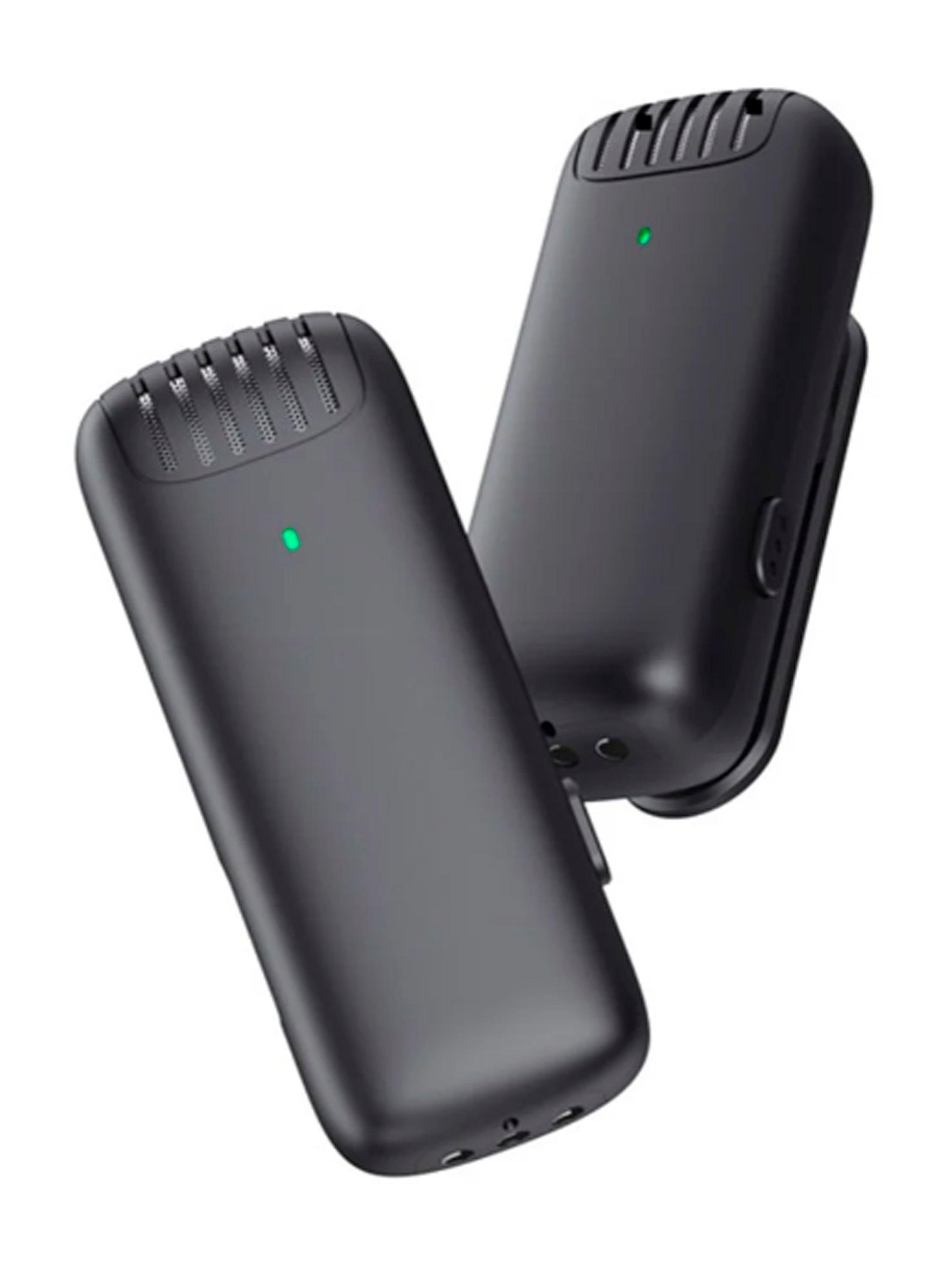 Kit De 2 Microfonos Inalambrico Estuche De Carga Para iPhone-2