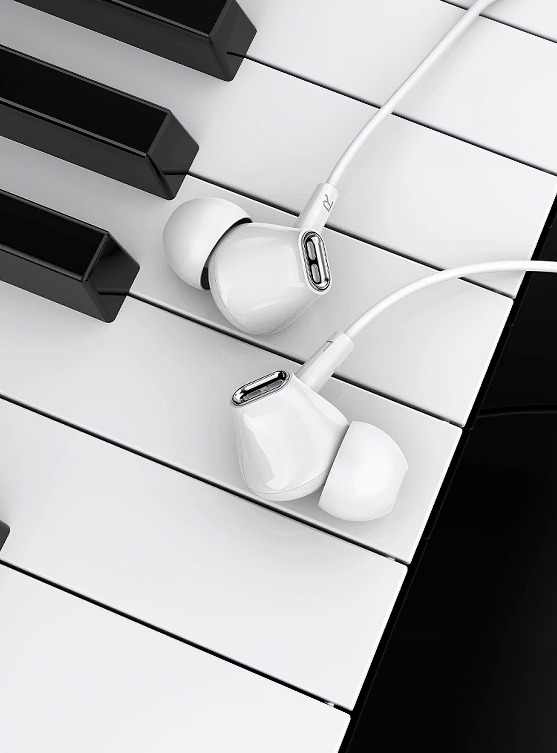 Audifonos Manos Libres Conexión 3.5mm Celebrat G21 Blanco-2