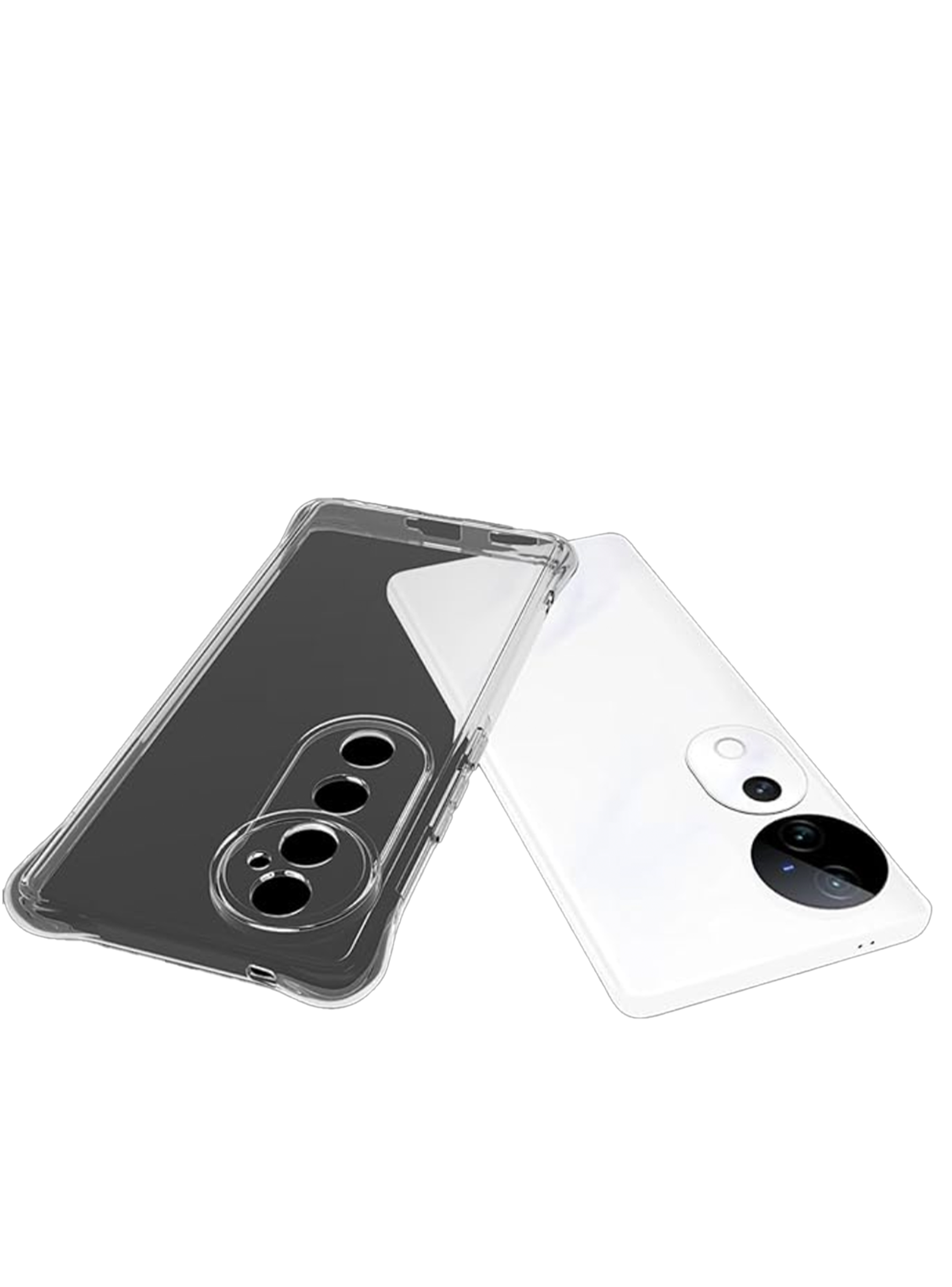Carcasa Transparente Reforzados Compatible Con Vivo V40 5G-0
