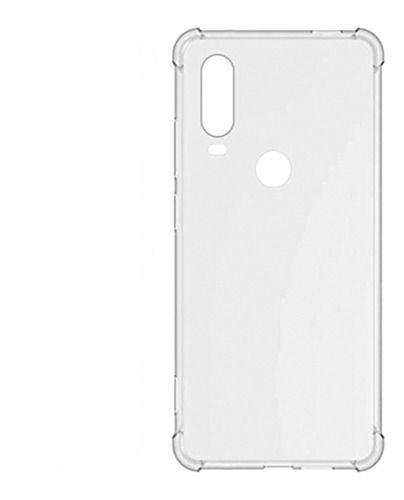 Protector Para Motorola One Action Transparente Reforzado-0
