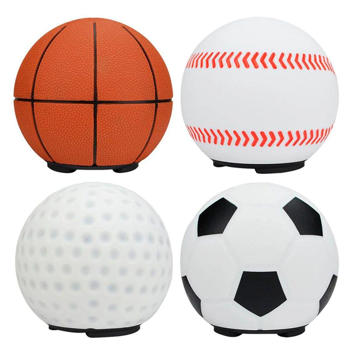 Parlante Bluetooth USB Micro SD Diseño Deportivo Basquet-5