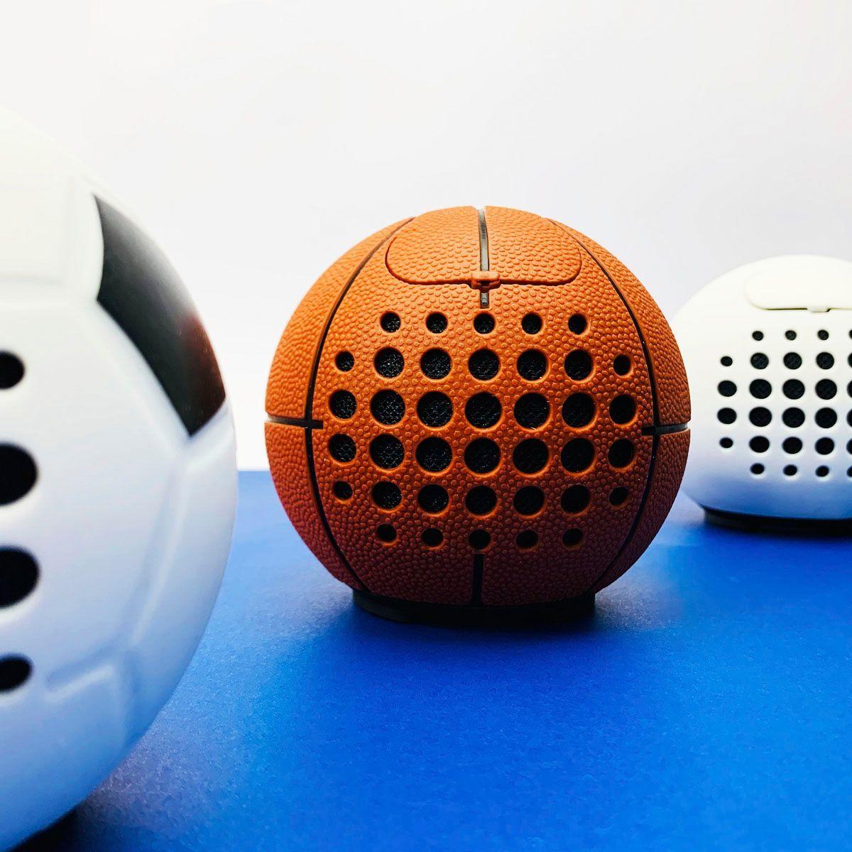 Parlante Bluetooth USB Micro SD Diseño Deportivo Basquet-2