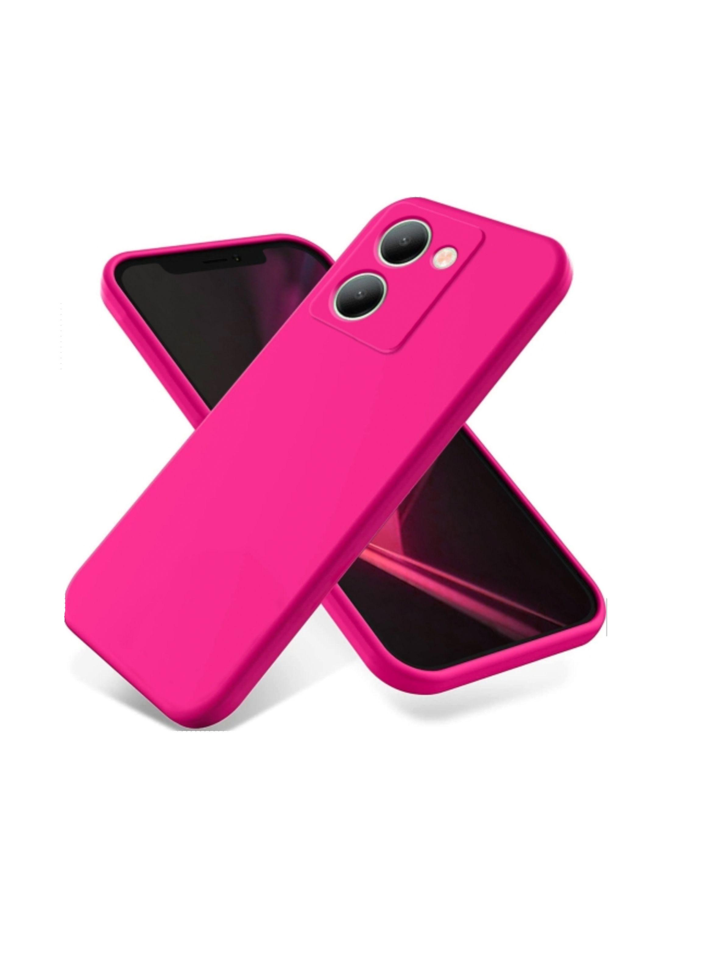 Carcasa Para Vivo Y36 5G Goma Fucsia-3