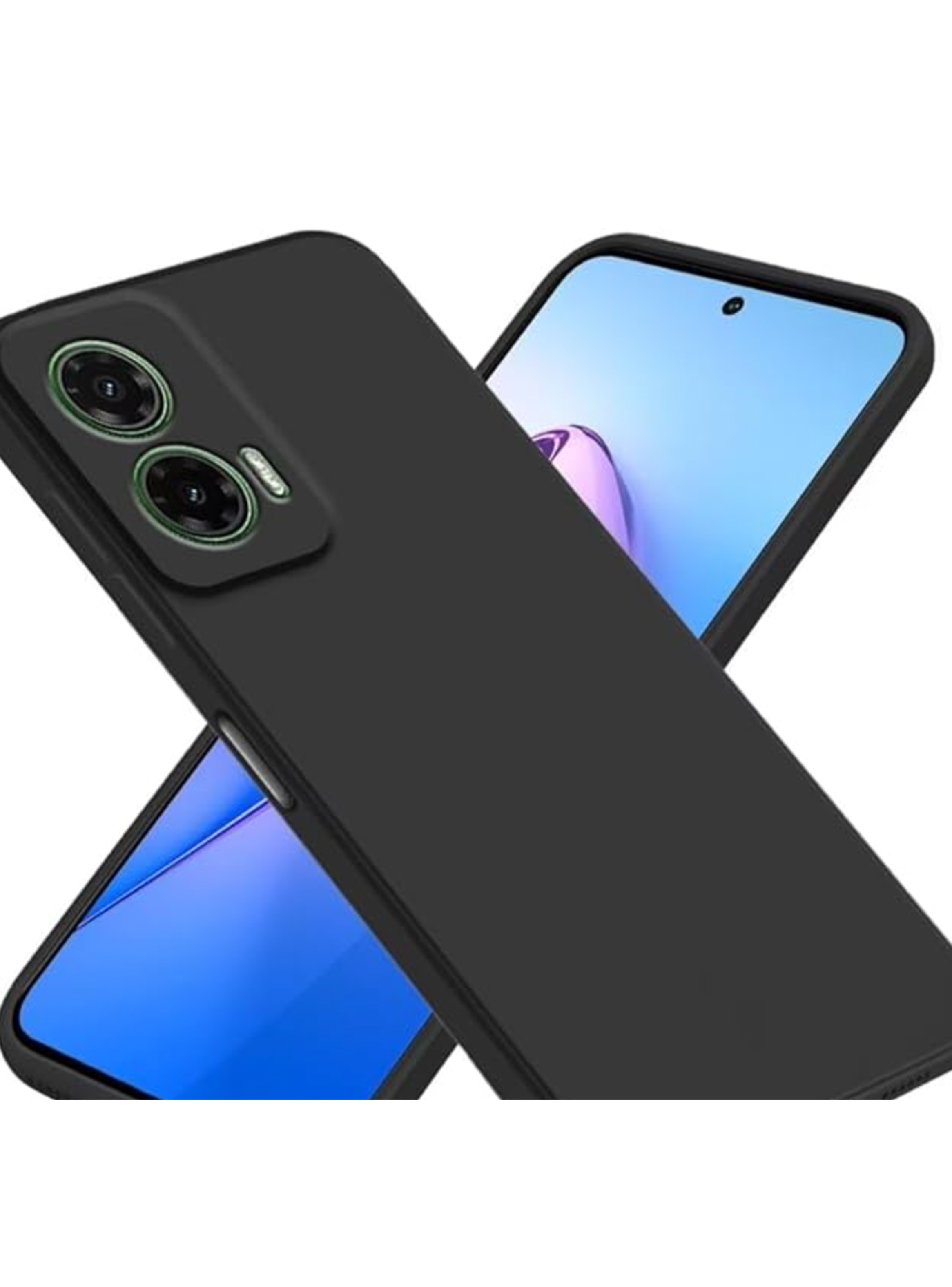 Carcasa Funda de Silicona Para Motorola G35 Colores-1