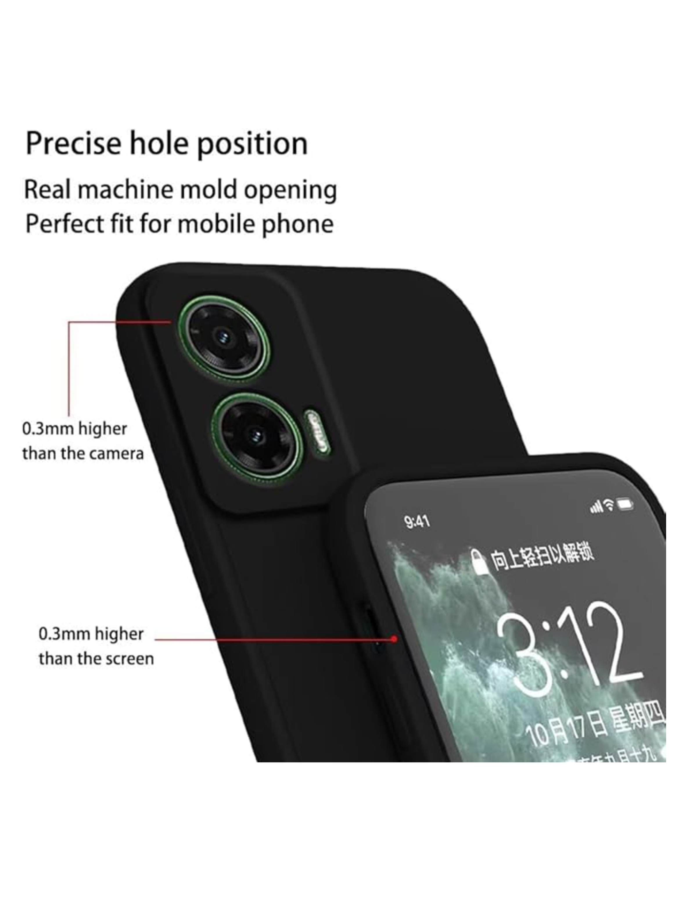 Carcasa Funda de Silicona Para Motorola G35 Colores-2