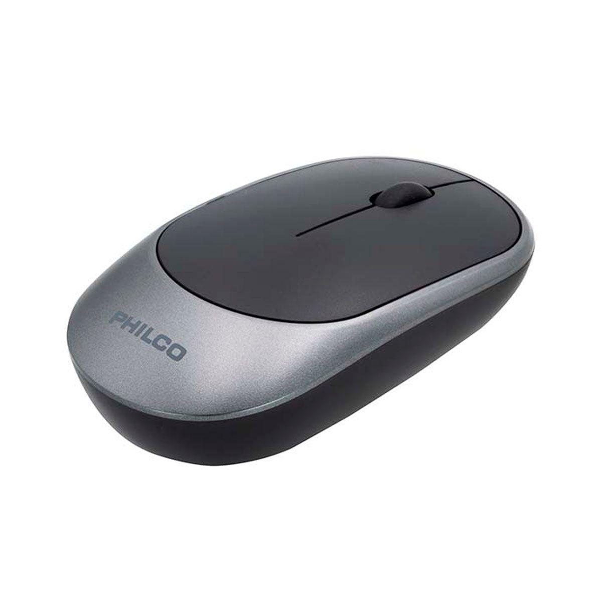 Mouse Philco Inalámbrico Receptor USB SPK7317 Gris-0