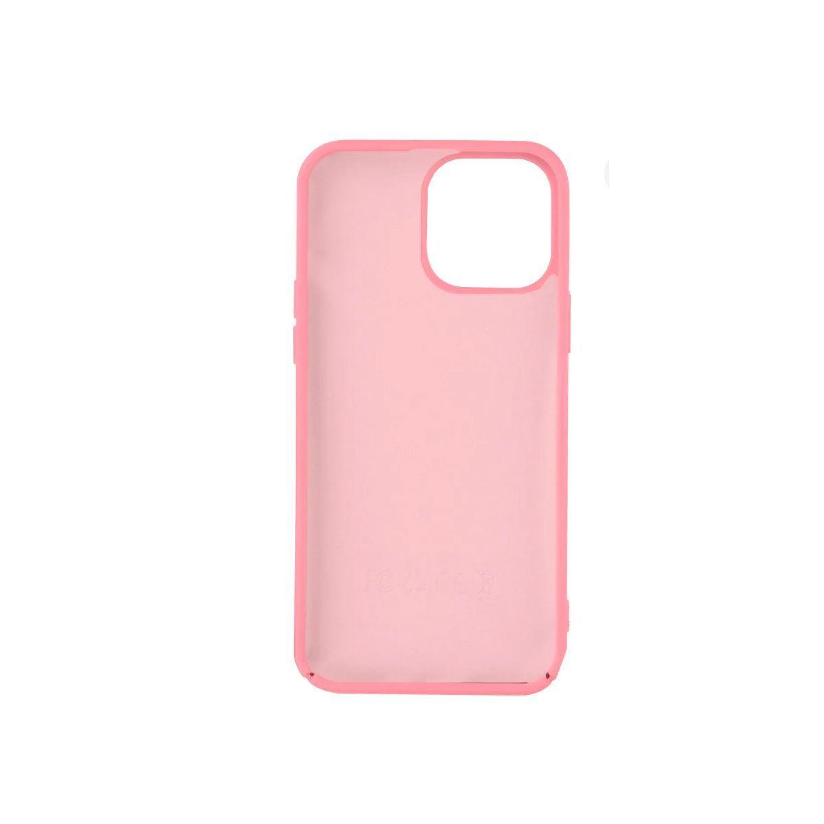 Carcasa Para iPhone 15 Goma Rosado-1