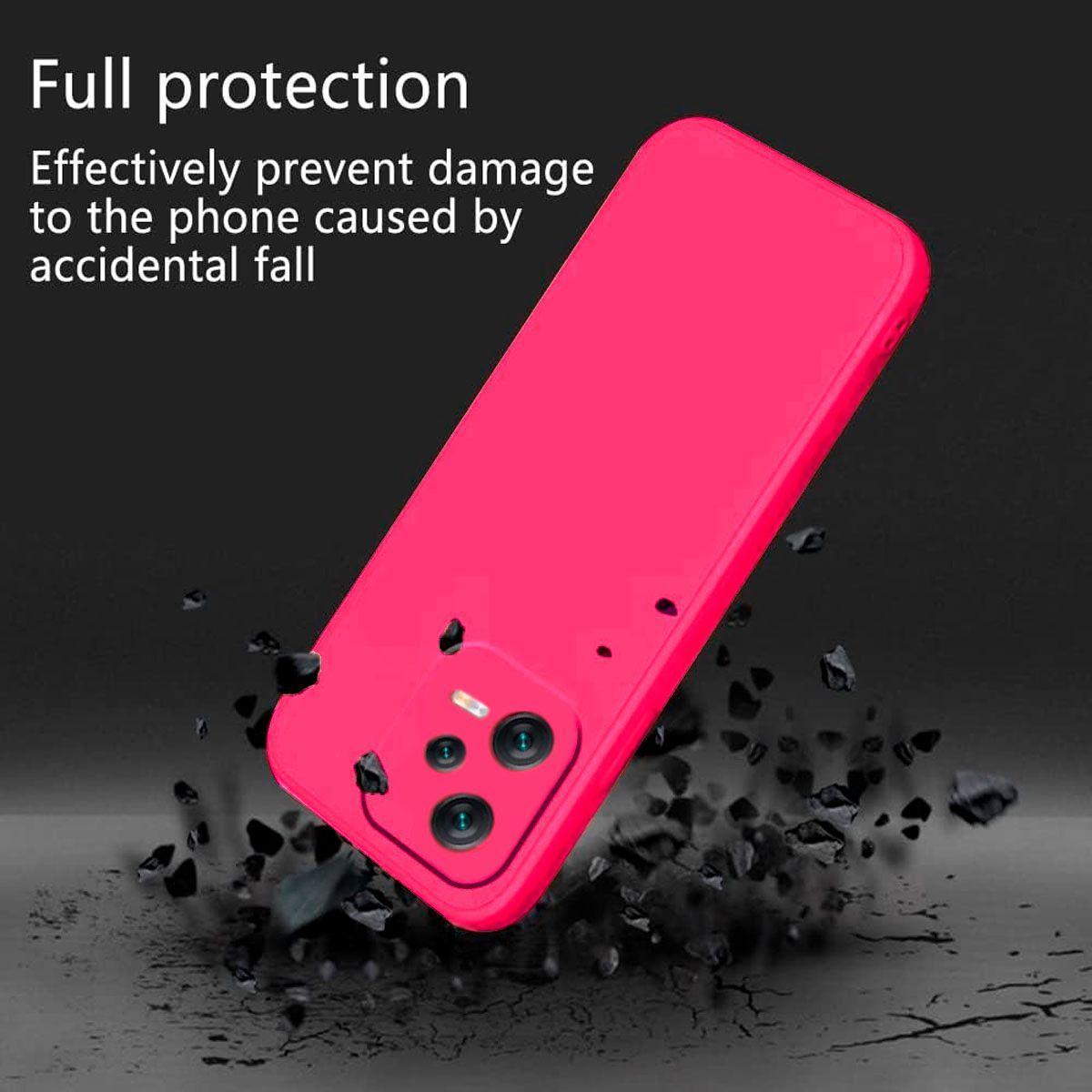Carcasa Para Xiaomi Redmi Note 12 5G Goma Fucsia-2