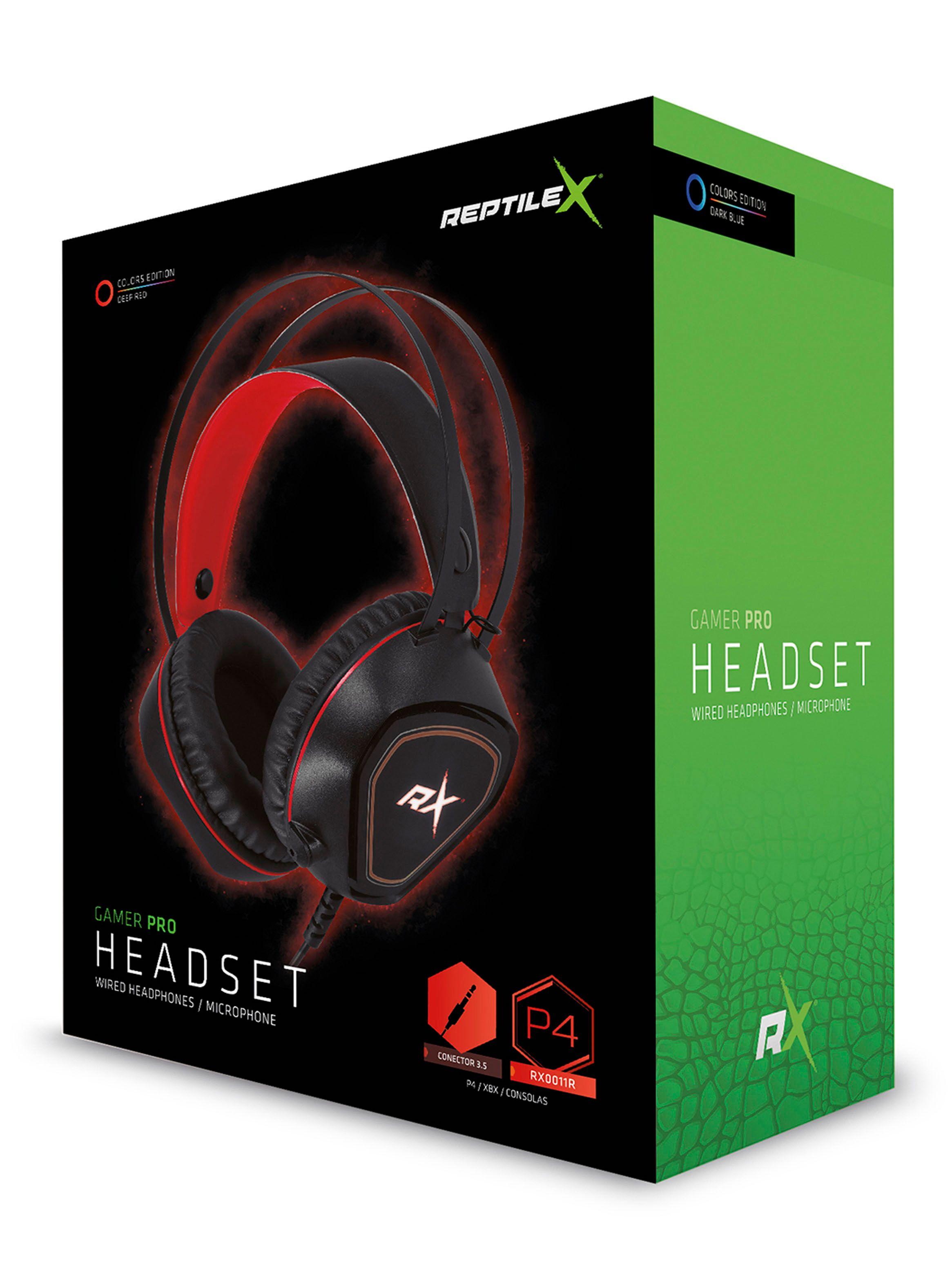 Audifono Gamer Con Microfono Conexión Auxiliar 3.5mm RX0011R-3