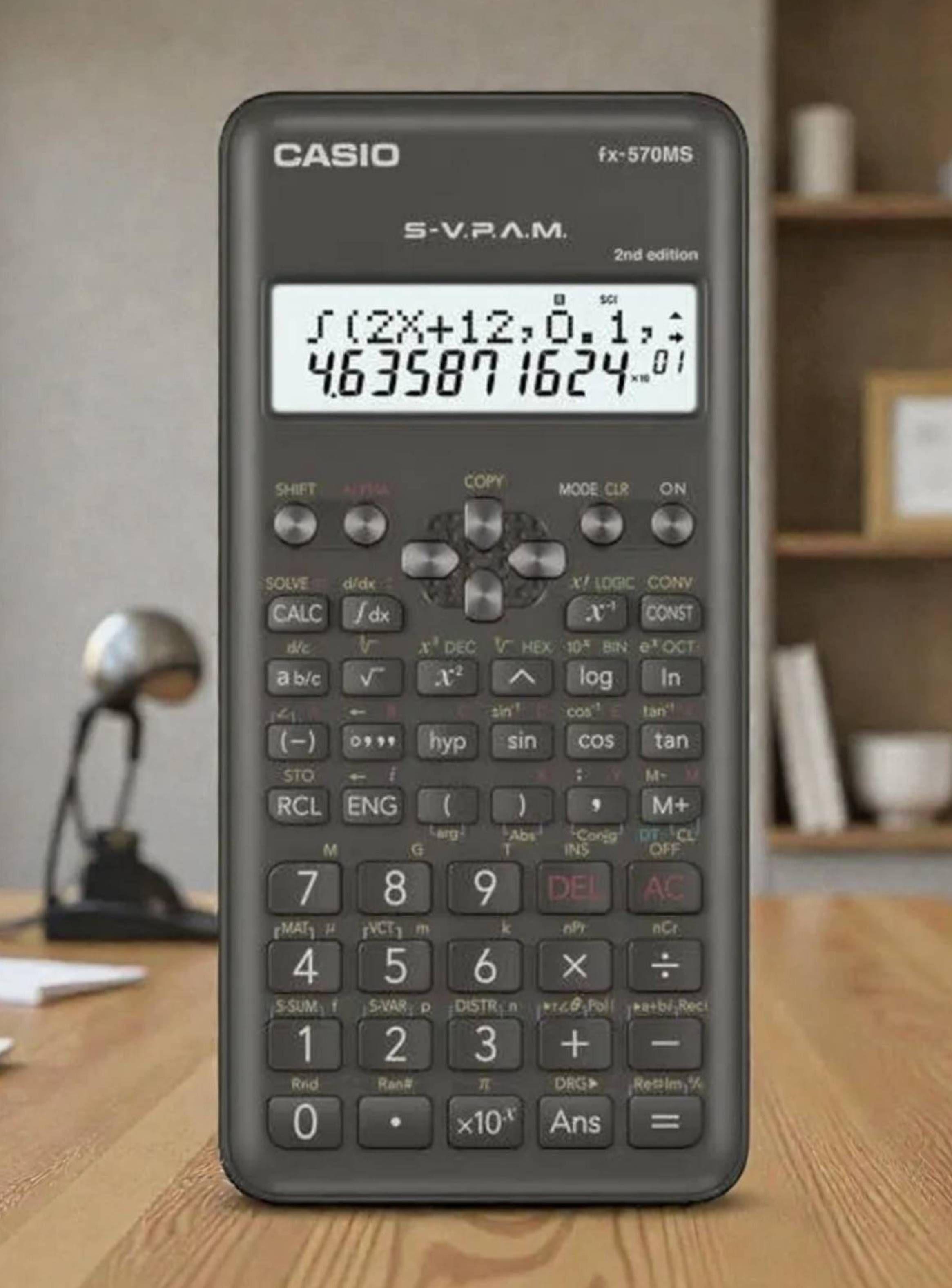 Calculadora Científica Casio FX-570MS 401 Funciones-3