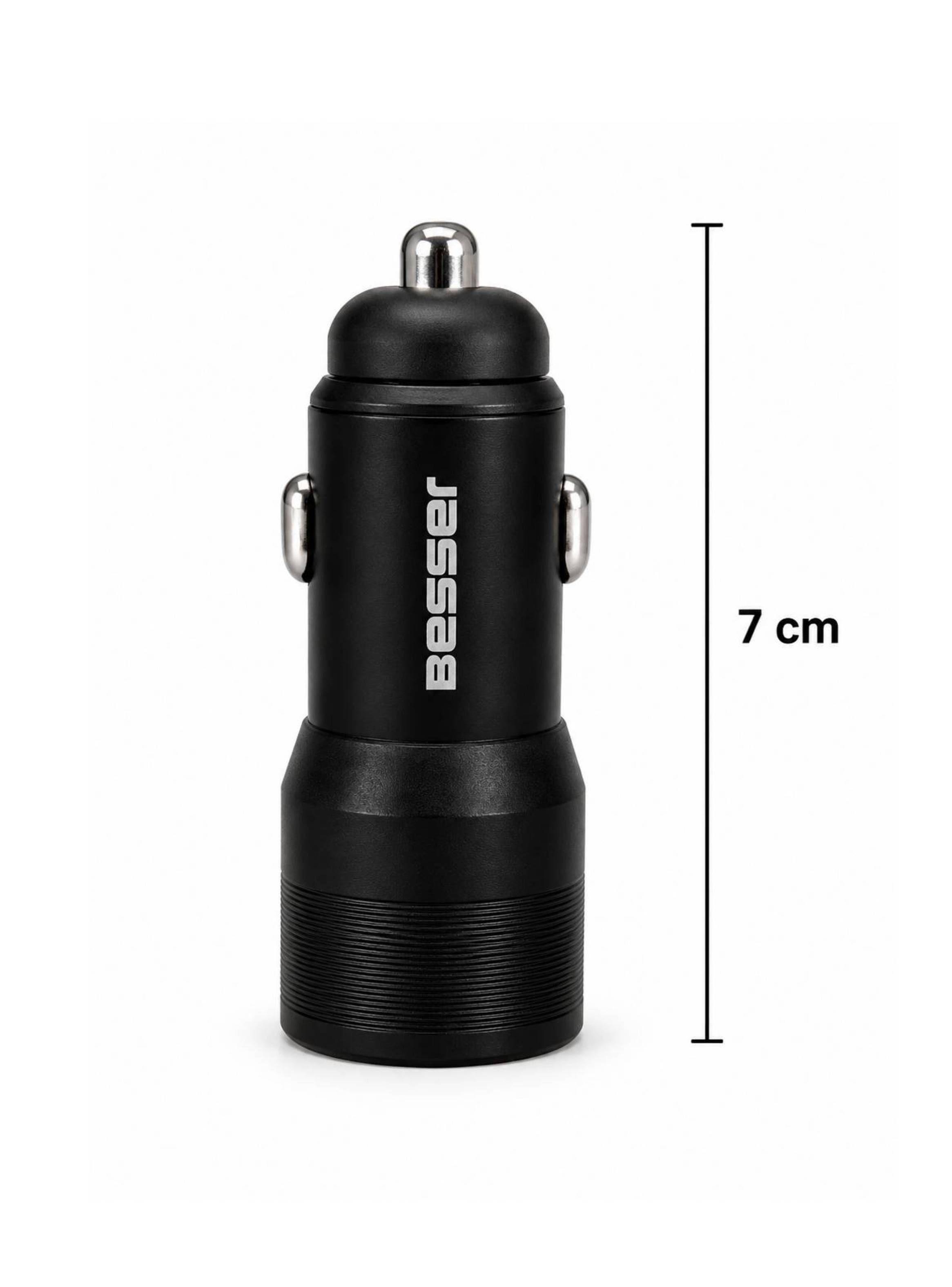 Cargador De Auto 38w Dual Usb ,USB-C Carga Super Rapida-4