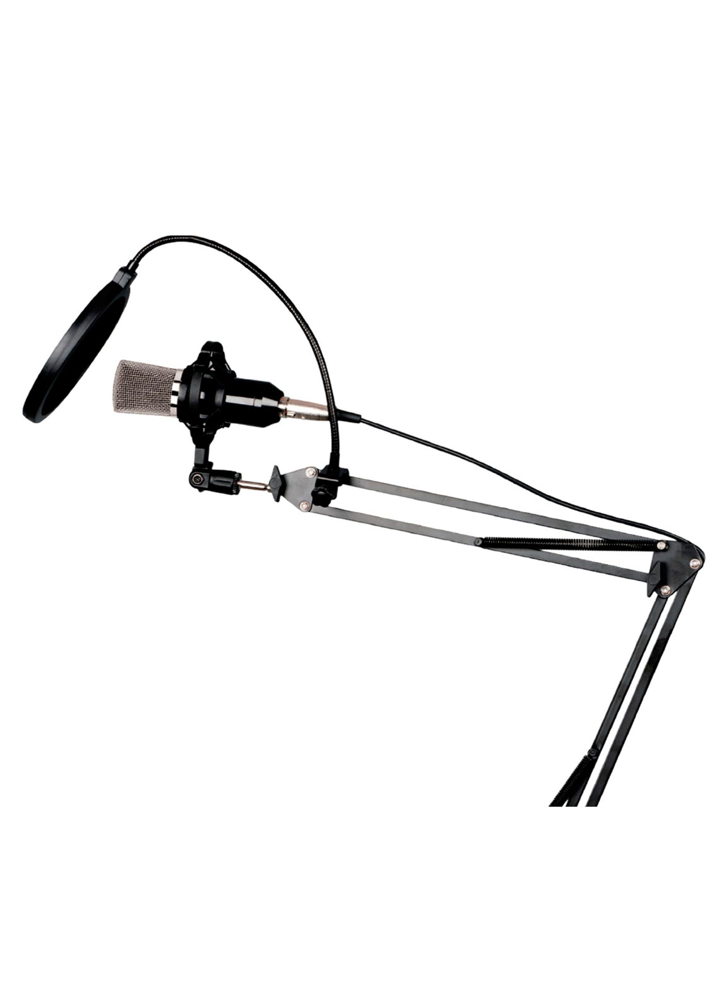 Kit Soporte Para Microfono Condensador Brazo Antipop Y Araña-2