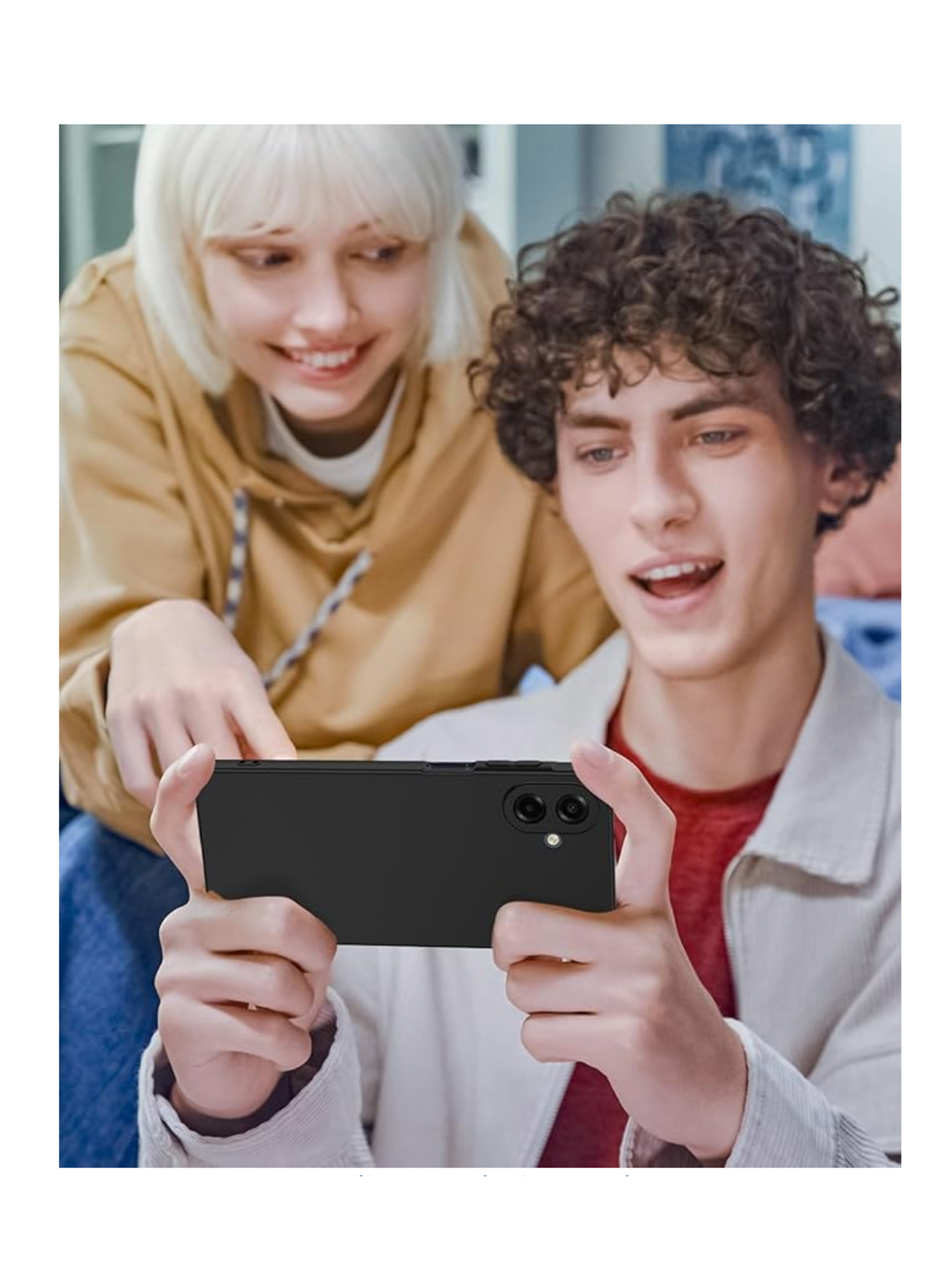 Carcasa Para Samsung A07 Goma Colores-3