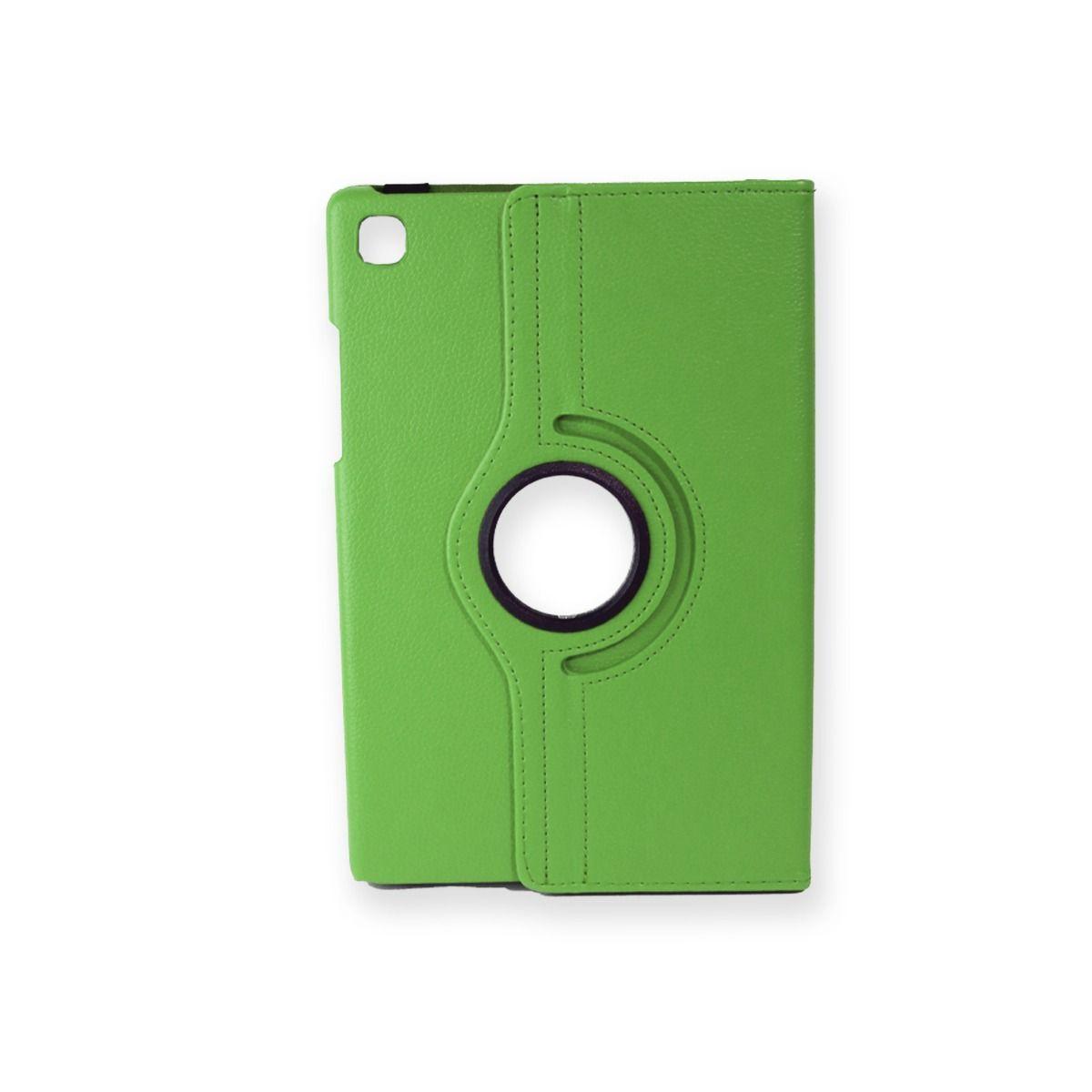 Funda Giratoria + Lamina Para Tablet Samsung Tab A7 T500 / T505 Verde-1