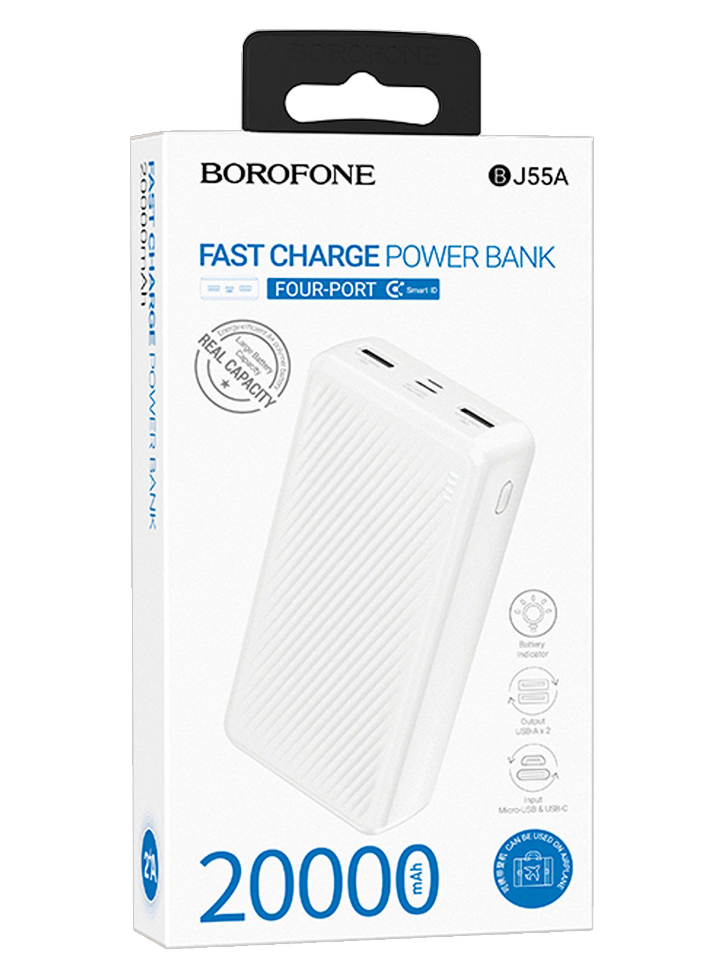 Bateria Externa Cargador Powerbank Borofone 20.000Mah BJ55A-3