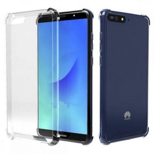 Carcasa Para Huawei Y6 2018 Transparente Reforzado-0