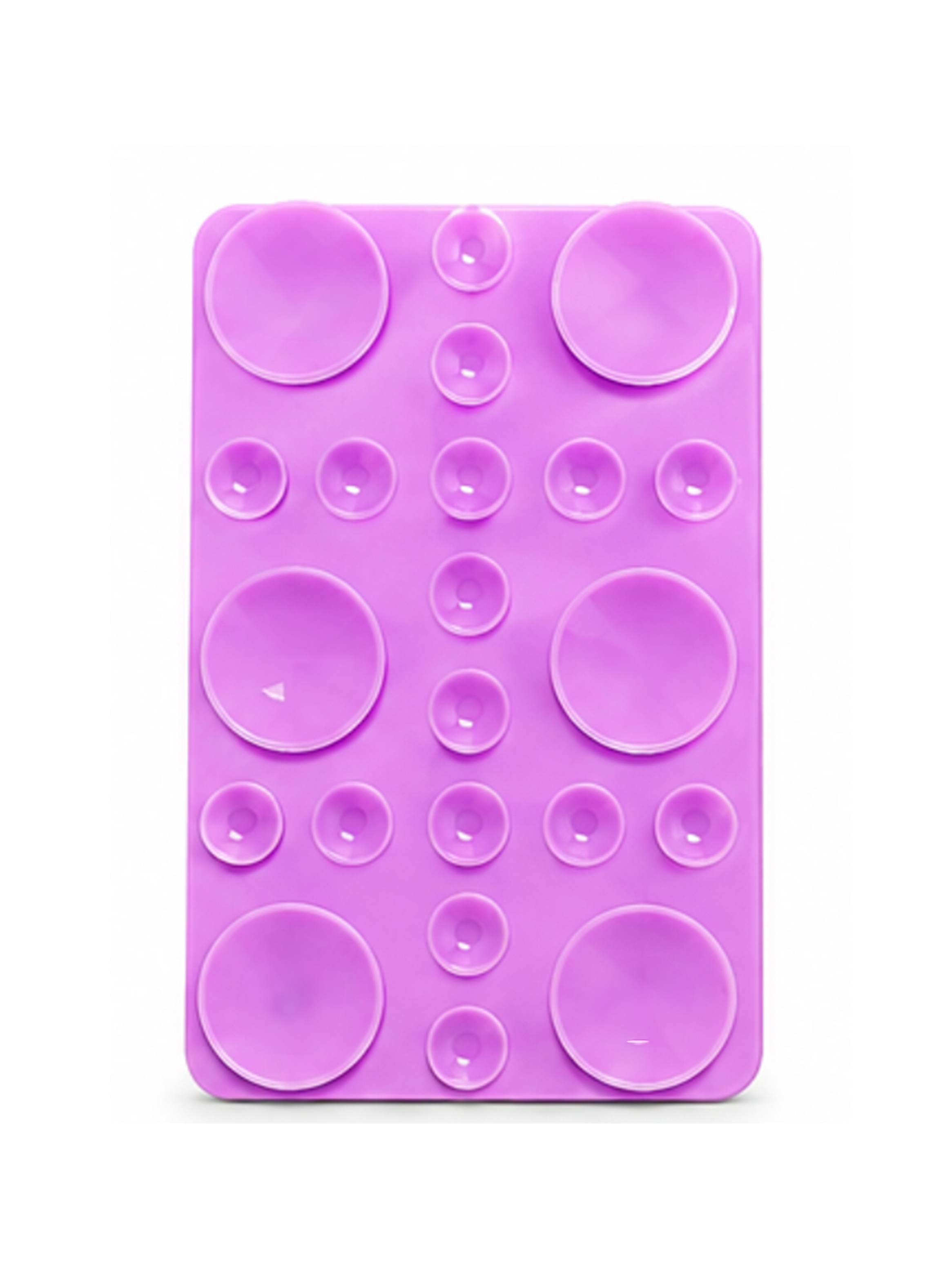 Soporte De Silicona Con Ventosa Doble Para Carcasa /Celular-0