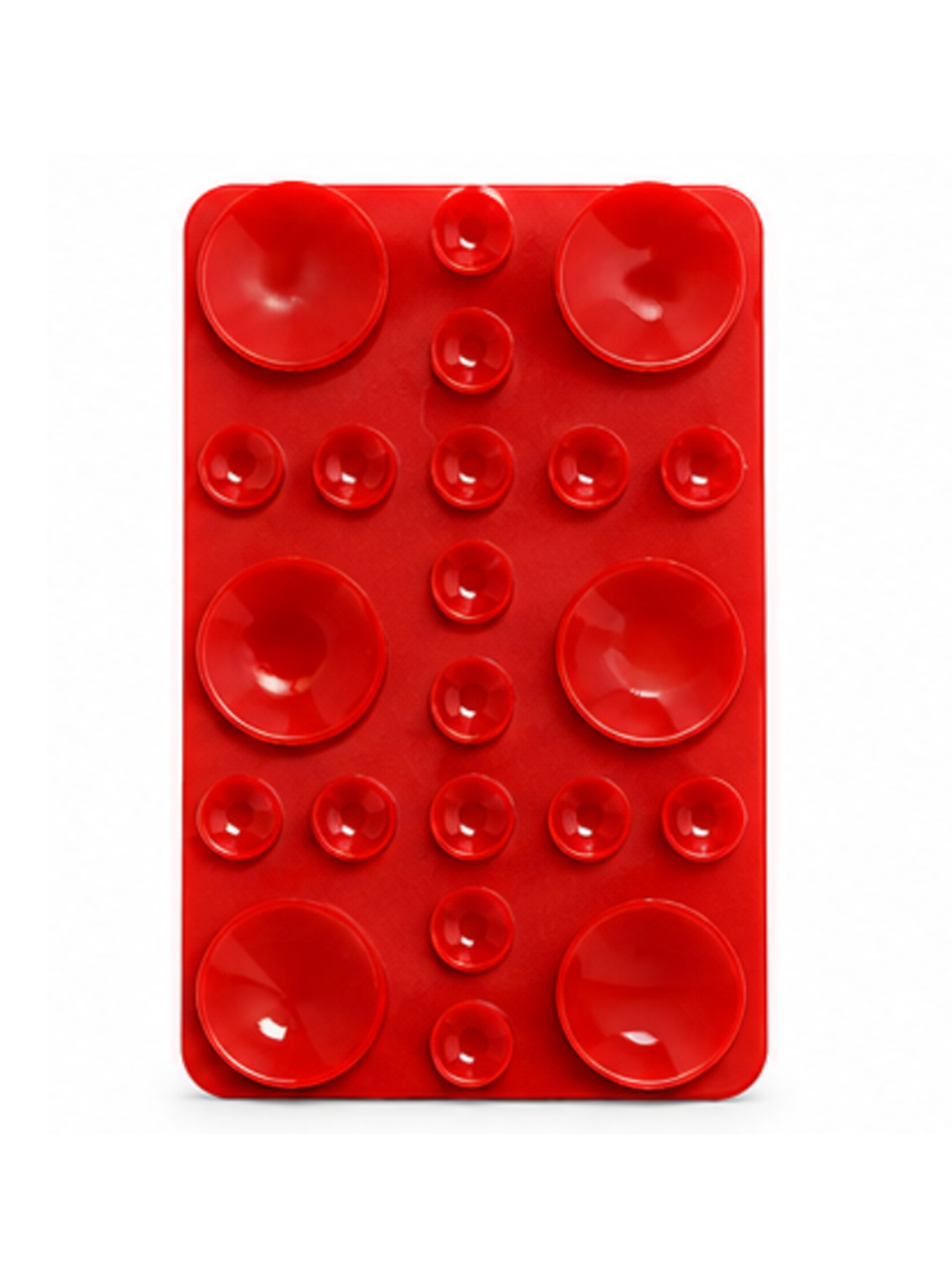 Soporte De Silicona Con Ventosa Doble Para Carcasa /Celular-0