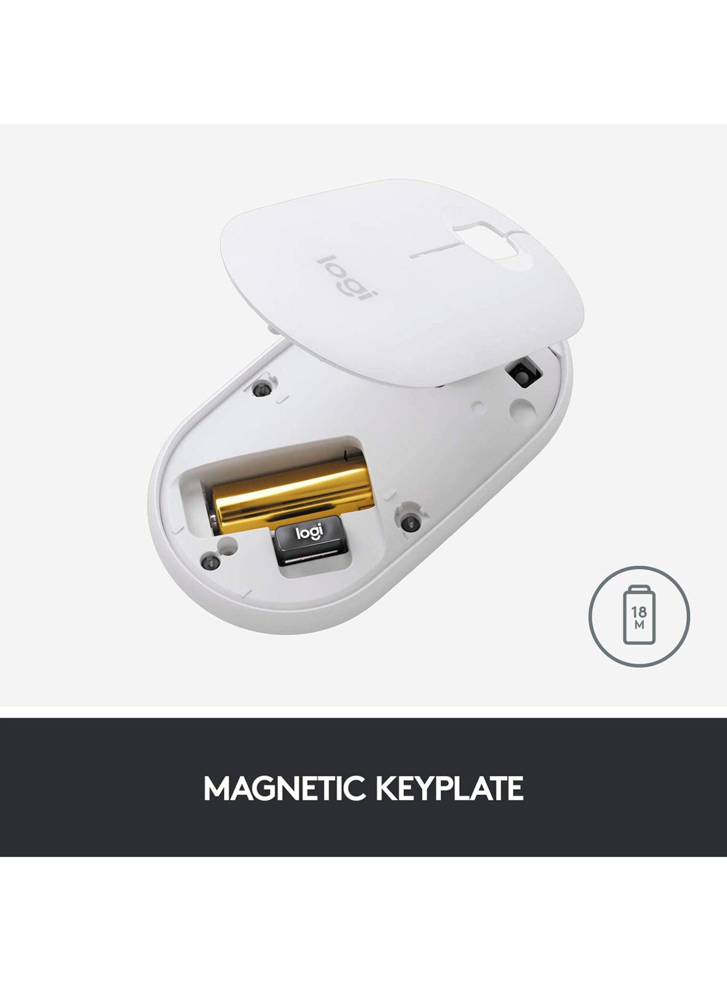 Mouse Logitech Pebble M350 Inalambrico USB/Bluetooth Blanco-2