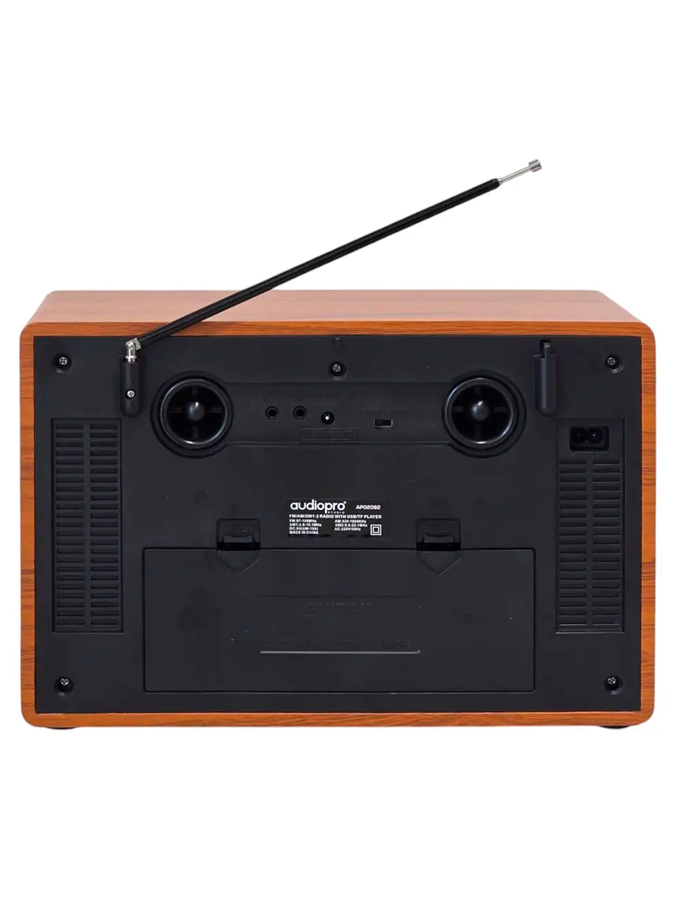 Radio AM FM Reproductor Bluetooth Vintage Audiopro AP02082-2
