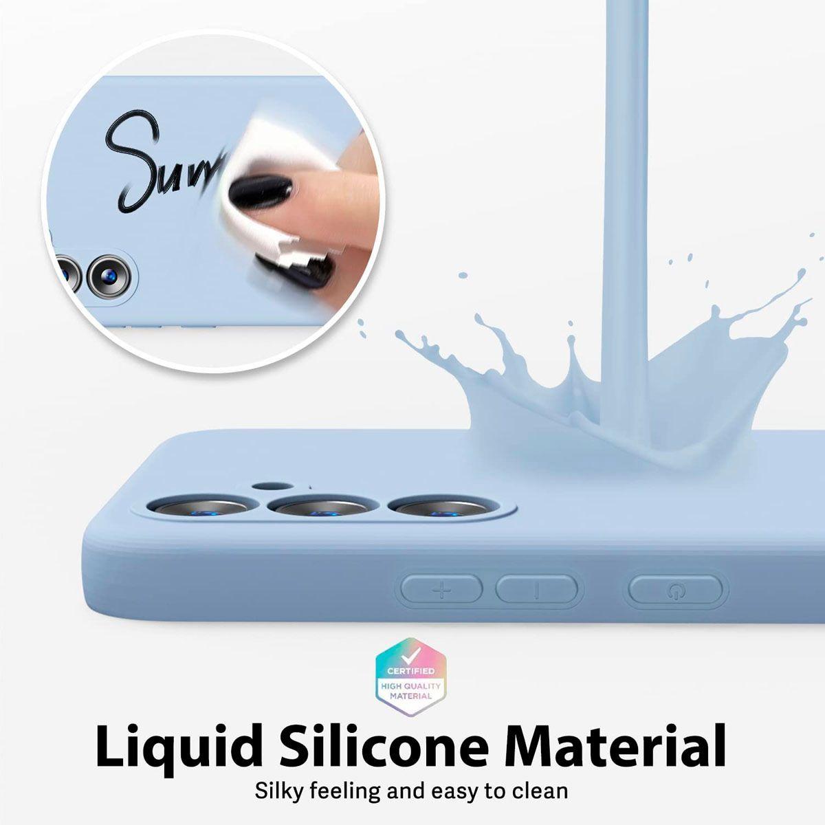 Carcasa Para Samsung A24 Goma Turquesa-2