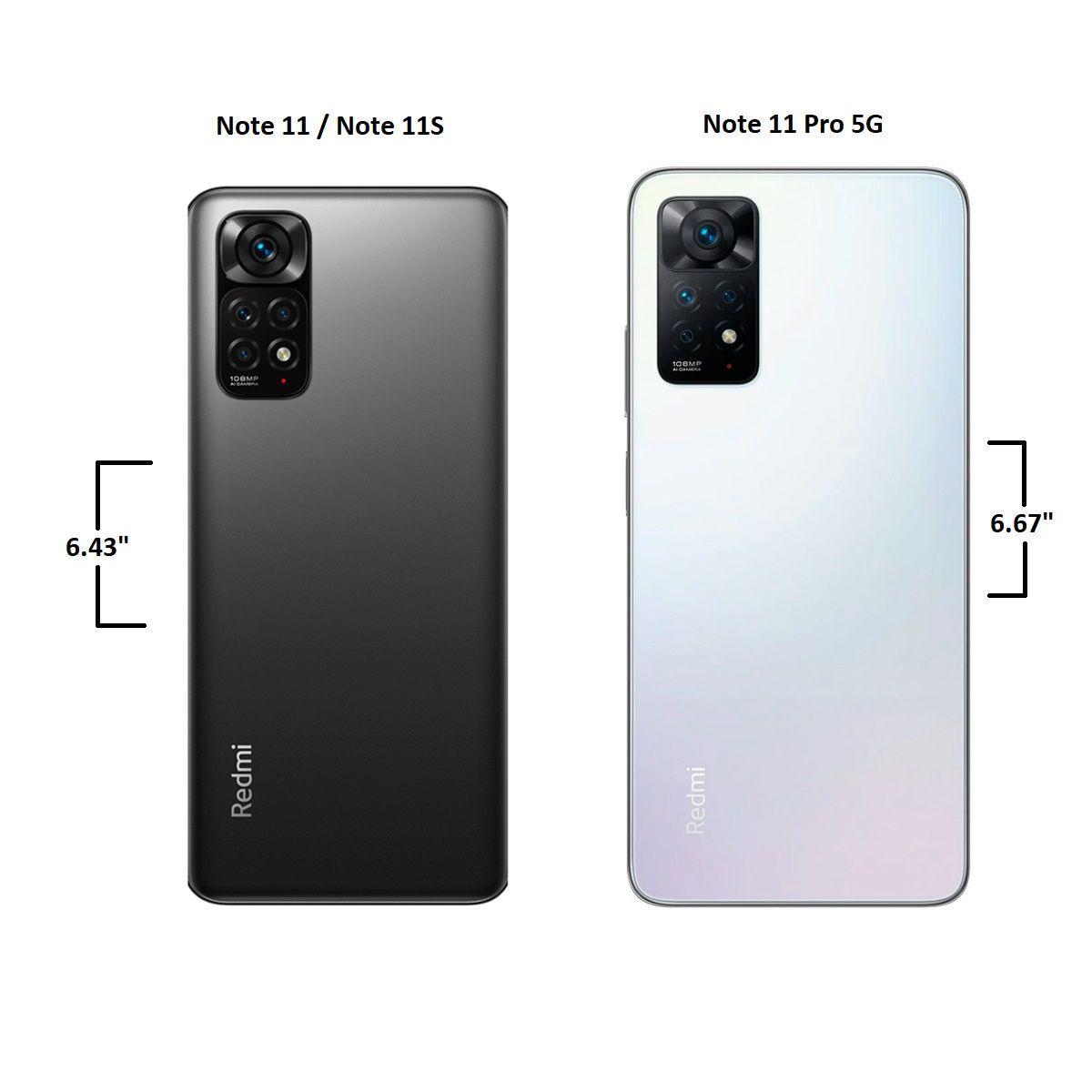 Carcasa Para Xiaomi Redmi Note 11 4G / Note 11S Negro-5