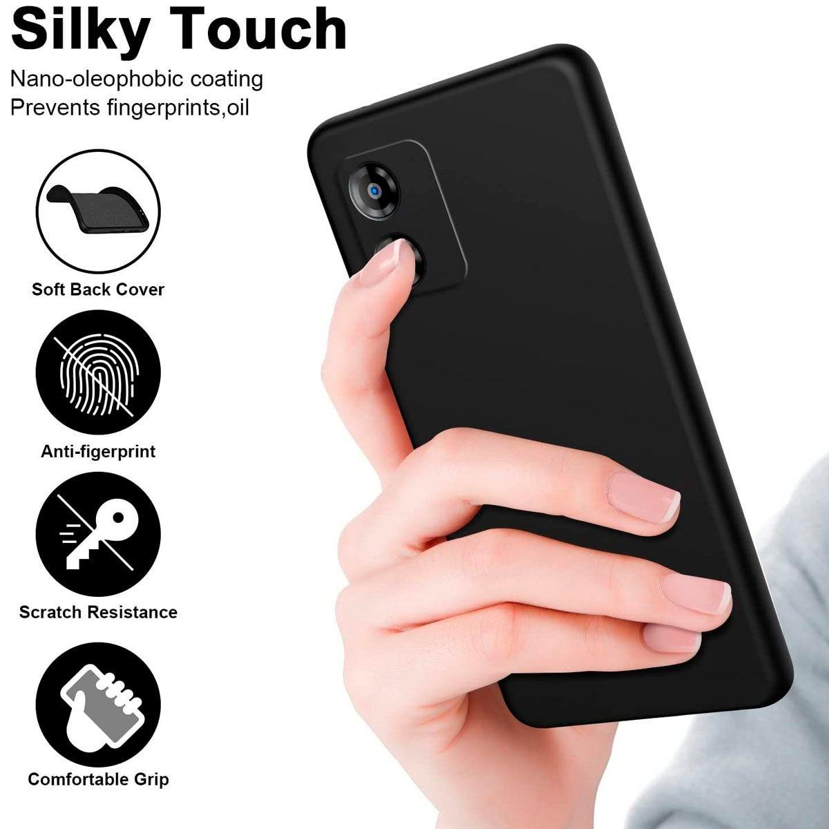 Carcasa Para Motorola Moto E13 Goma Azul-3