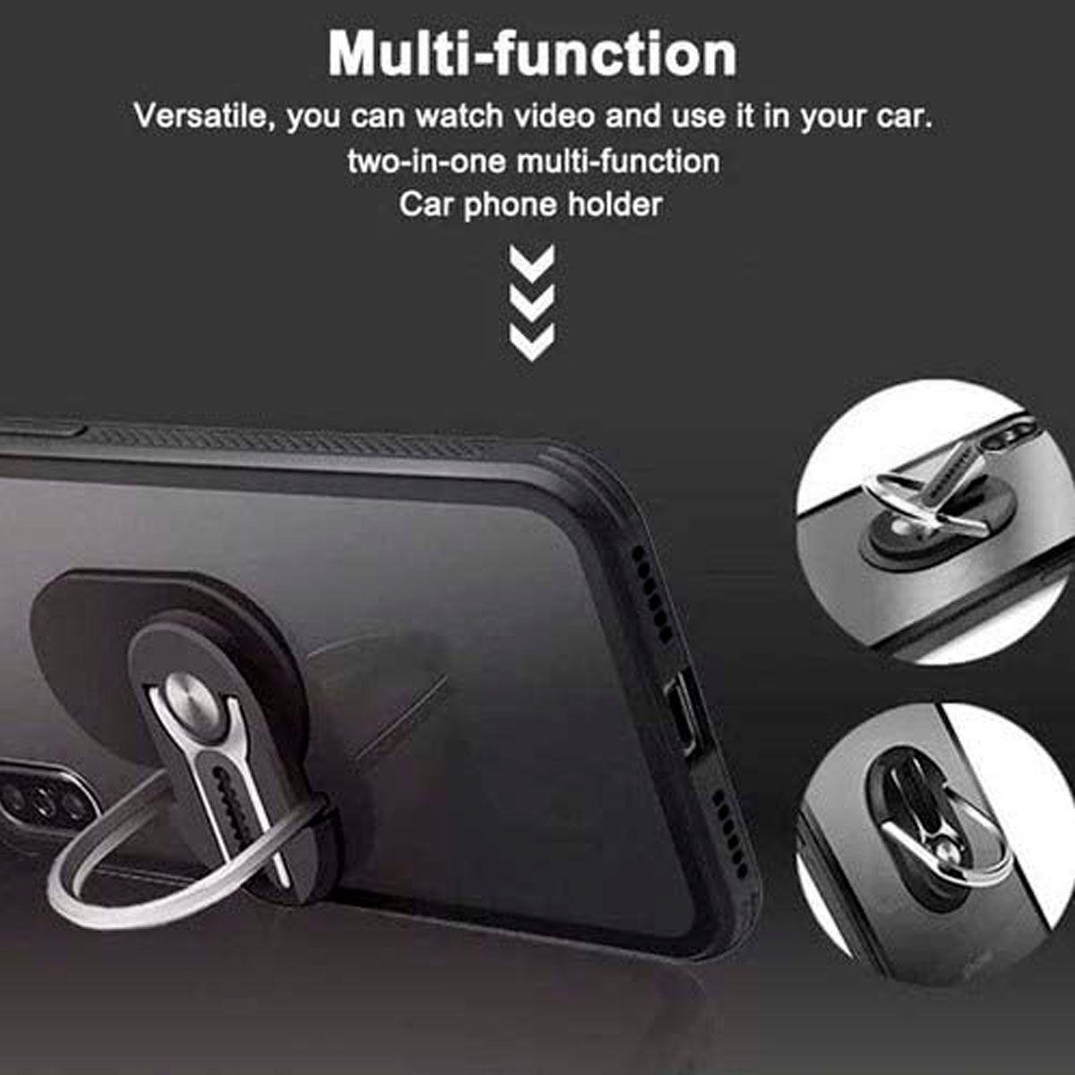 Soporte Para Auto Anillo Ivon FC01 Negro-4