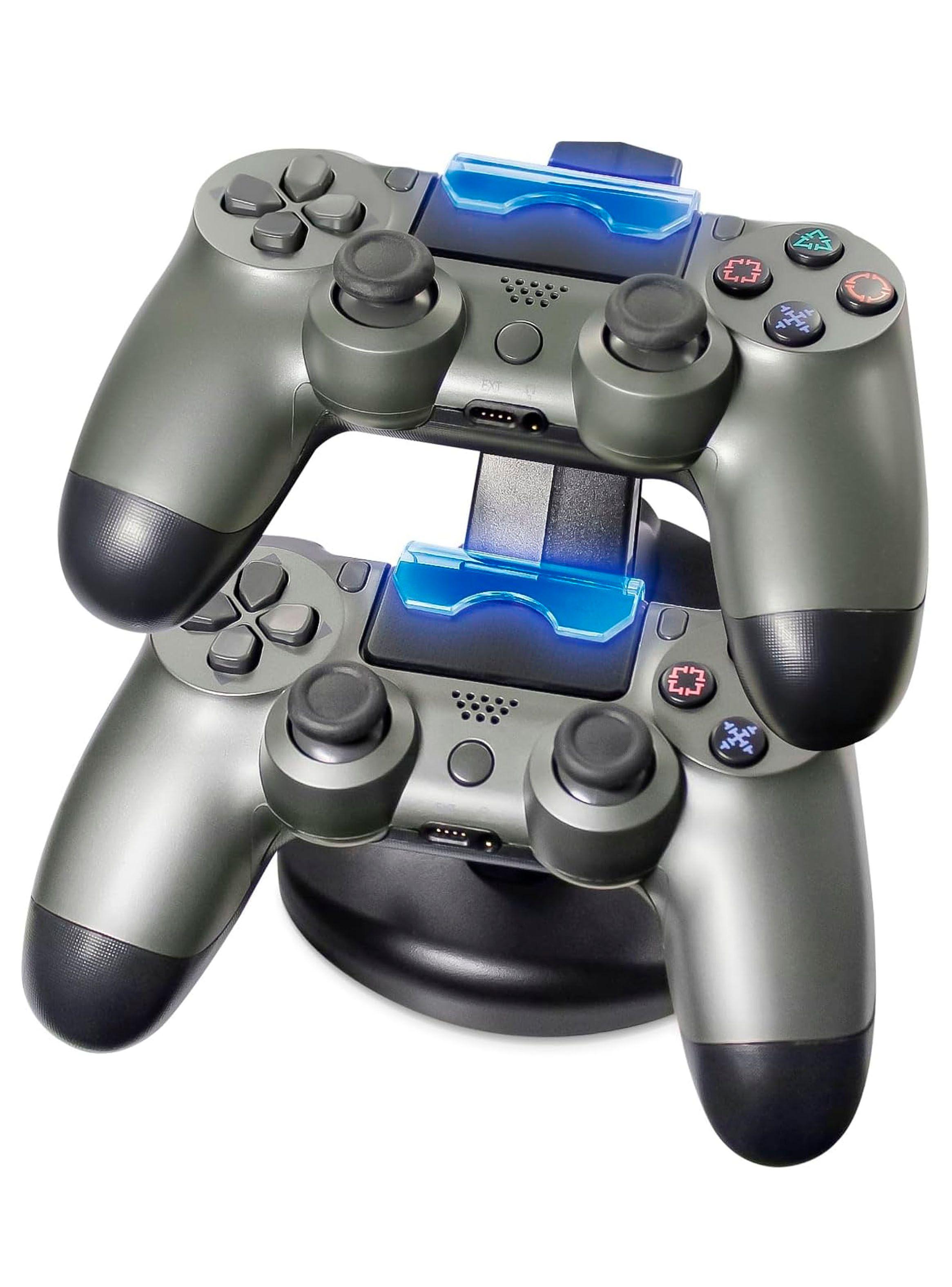 Cargador Dual Ultra Rápido Compatible Con Cable Ps4 1000mA-1