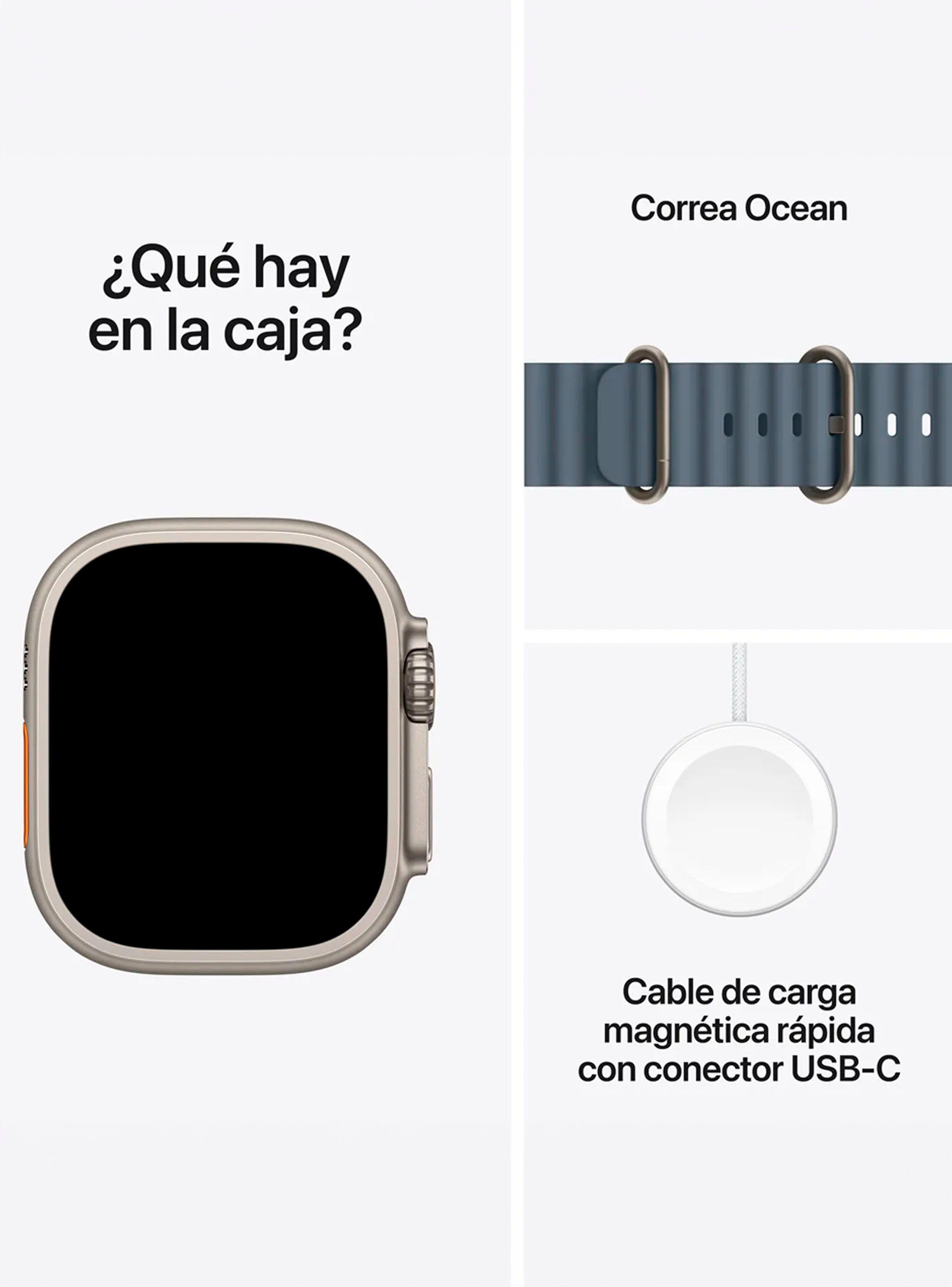 Reloj Inteligente Smartwatch Sport 49mm 2 Correas U-2 Rosado-2
