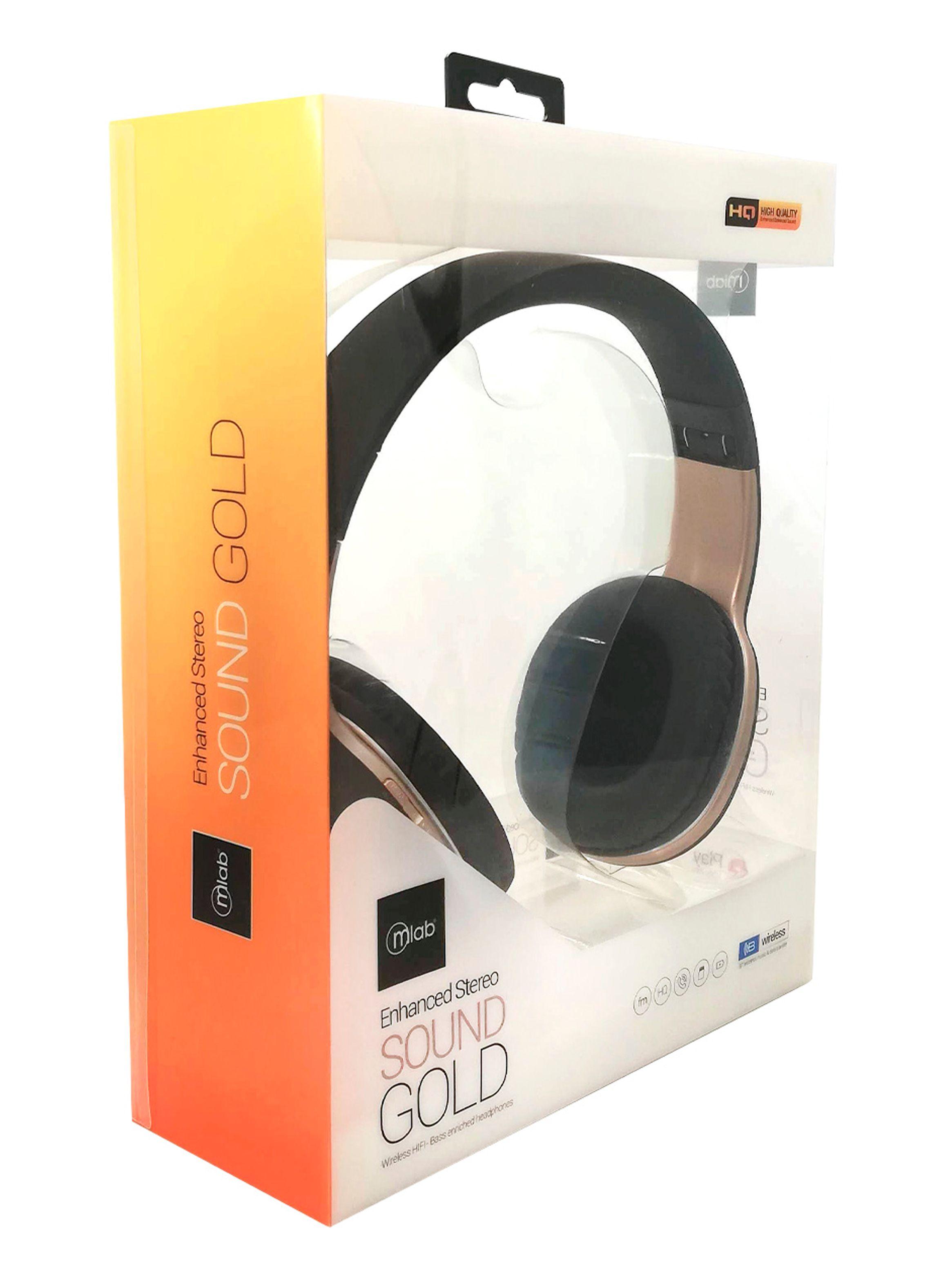 Audifono Inalambrico Bluetooth Y Cable Auxiliar Sound Gold-3