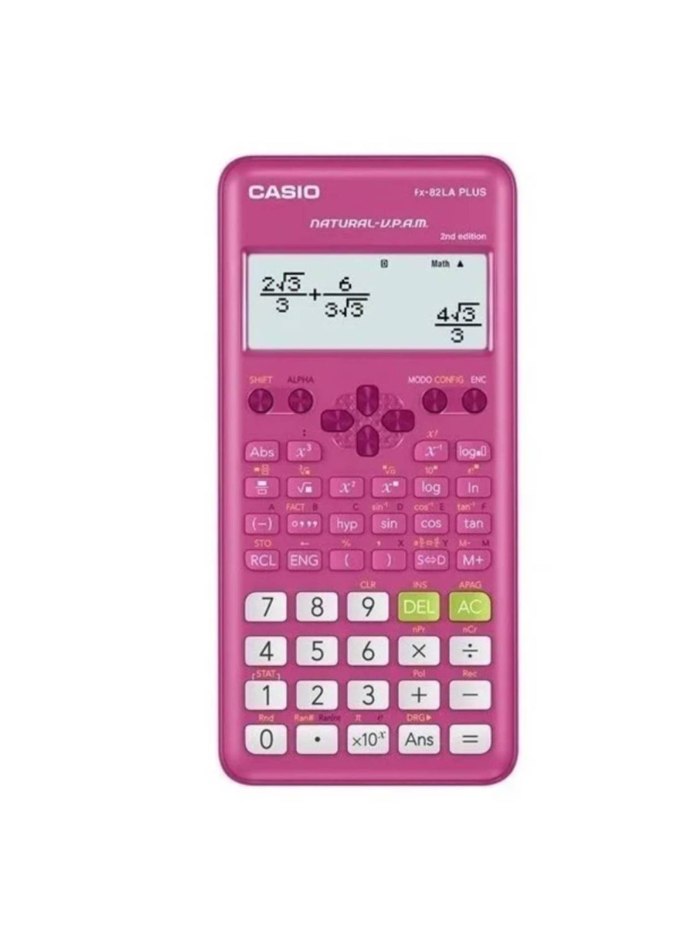 Calculadora Cientifica Casio Fx-82La Plus 252 Funciones-0