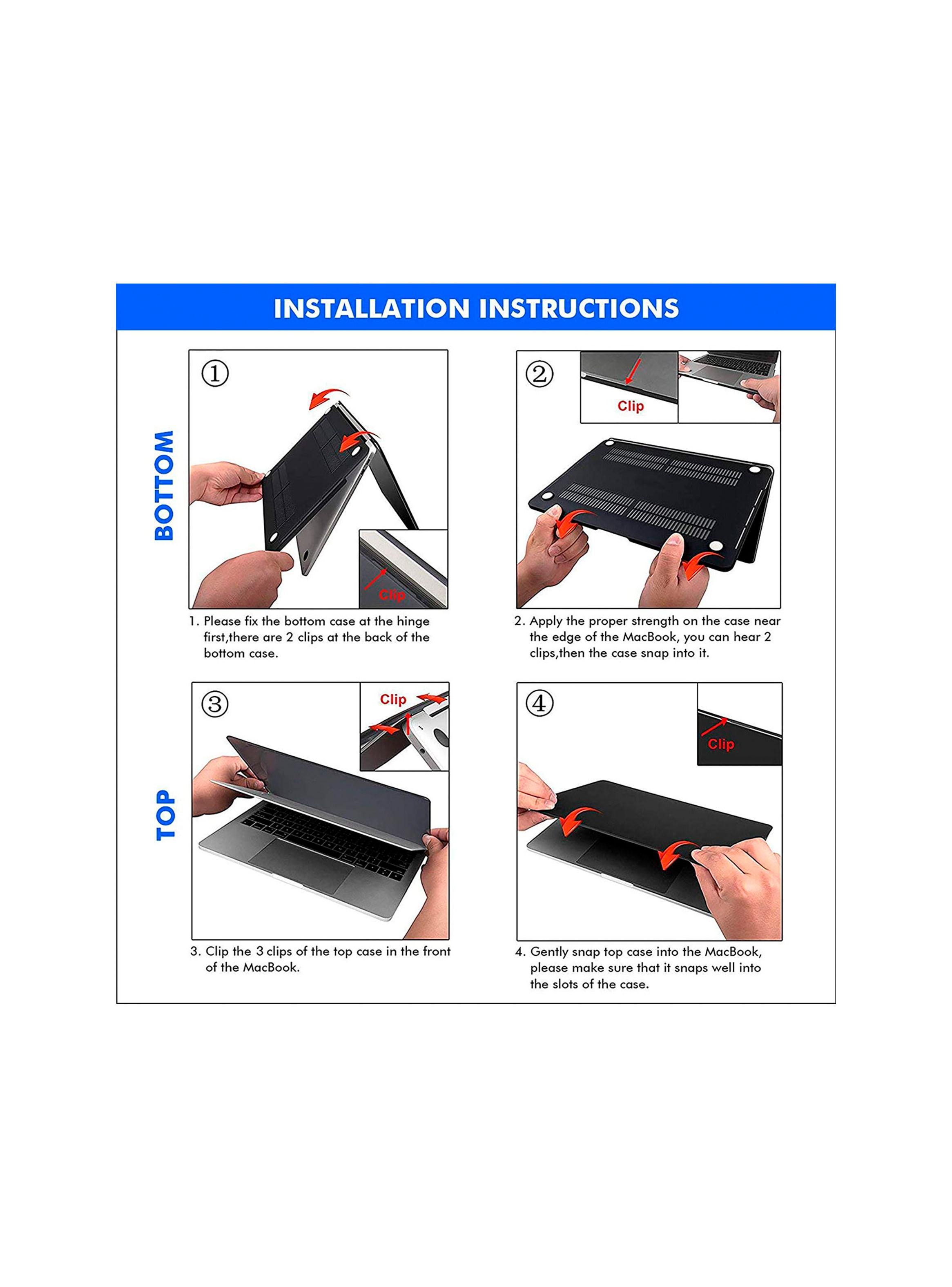 Carcasa Para Macbook New Pro 15 A1707/A1990 Lila-3