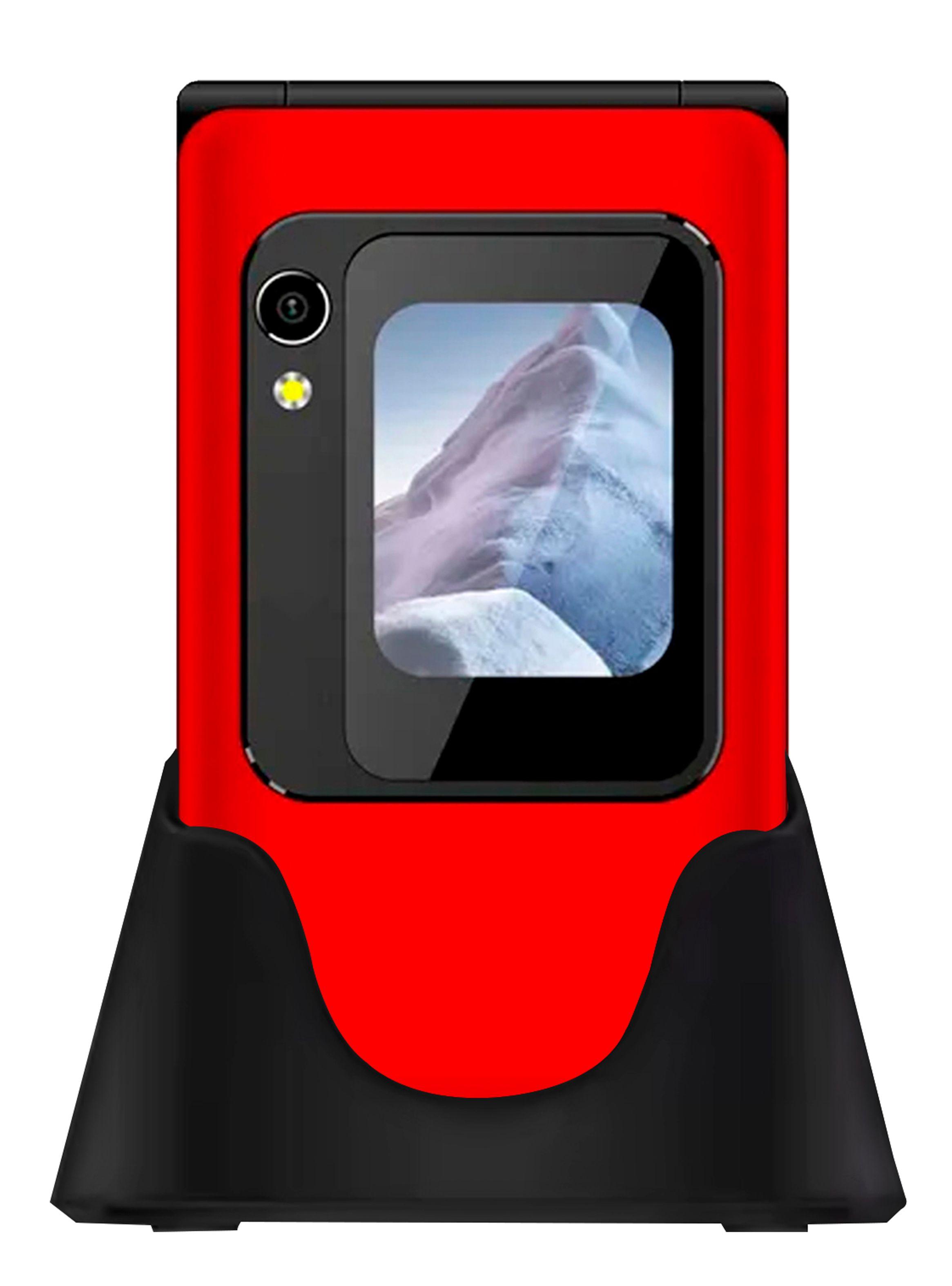 Telefono Celular Adulto Mayor DualSim 2.8 Pulgada TL705 Rojo-2