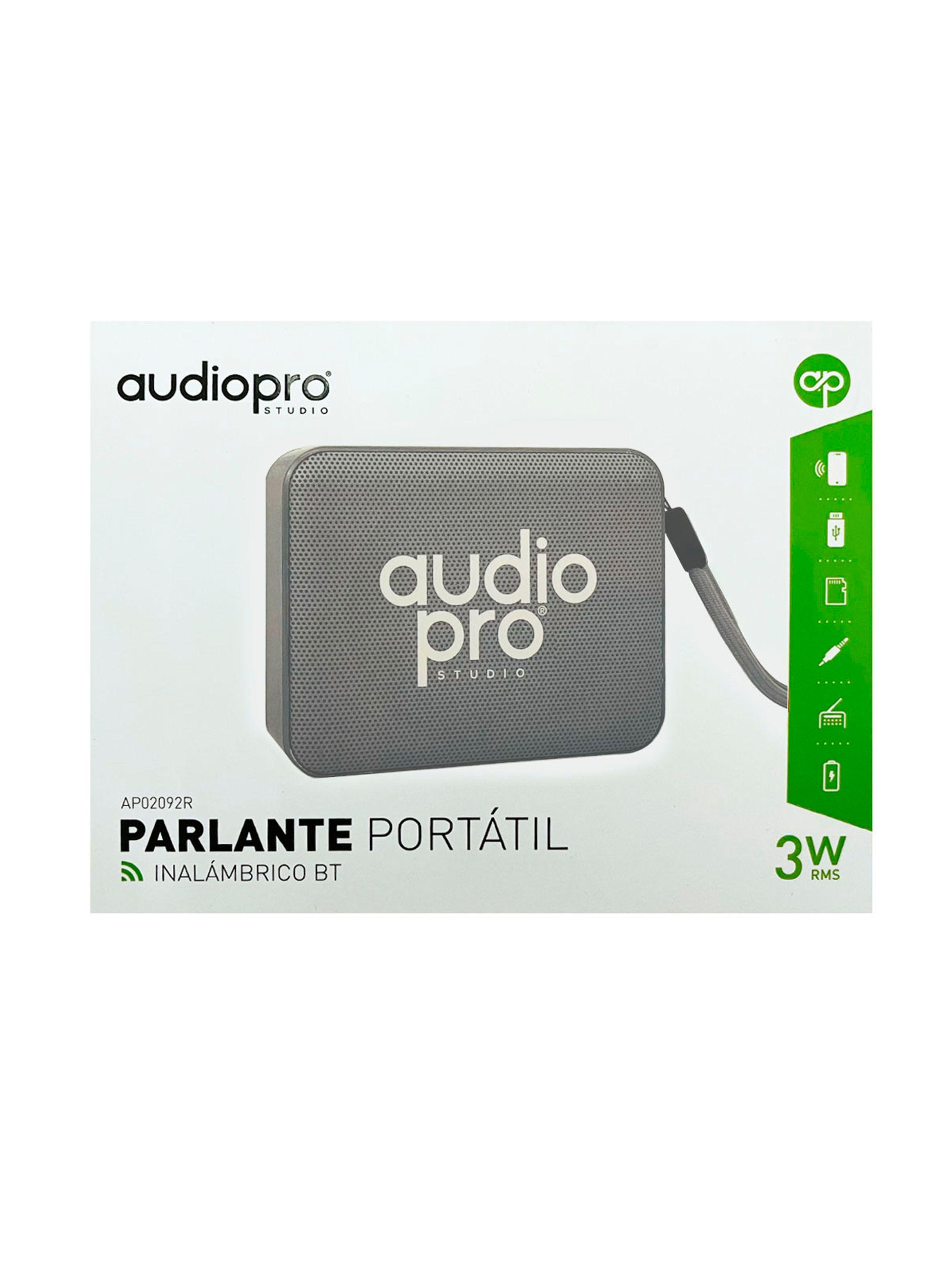 Parlante Inalambrico Bluetooth 3W 1.200 Mah Gris-2