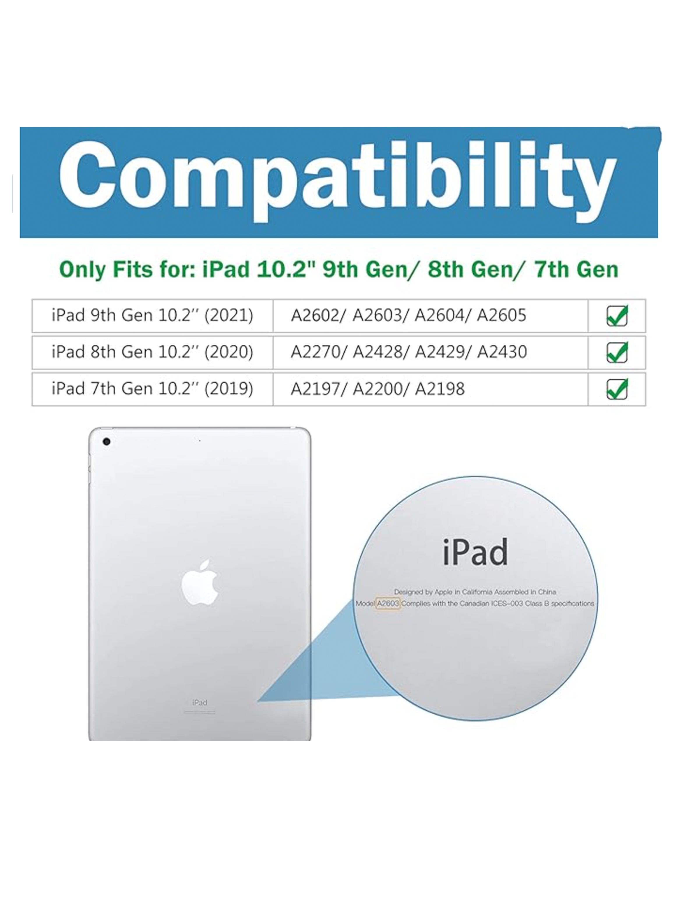 Lamina Mica De Vidrio Templado Para iPad De 10.2 7 8 9na Gen-3