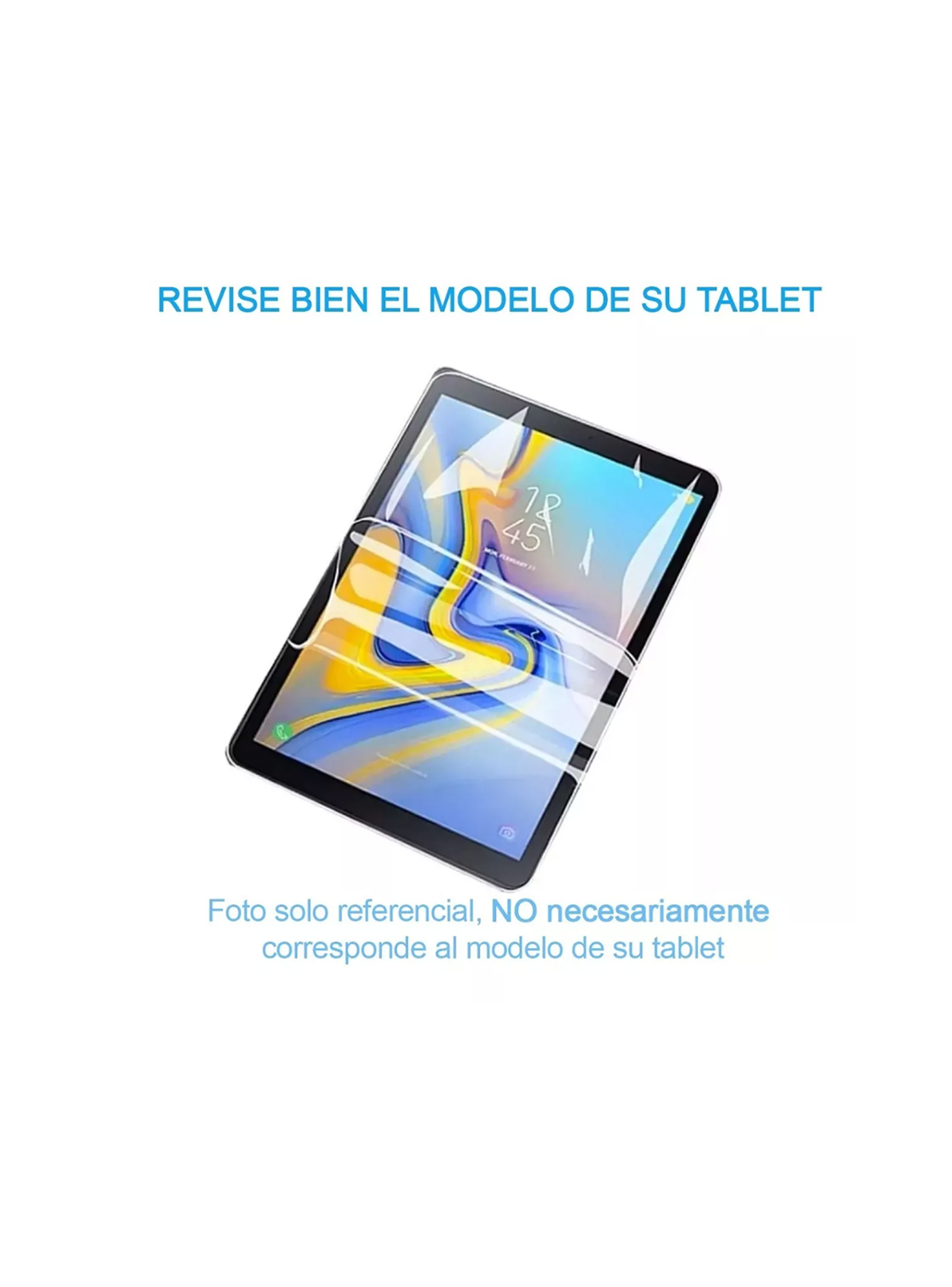 Lamina Mica Hidrogel Anti Huellas Para Tablet Lenovo M11-2