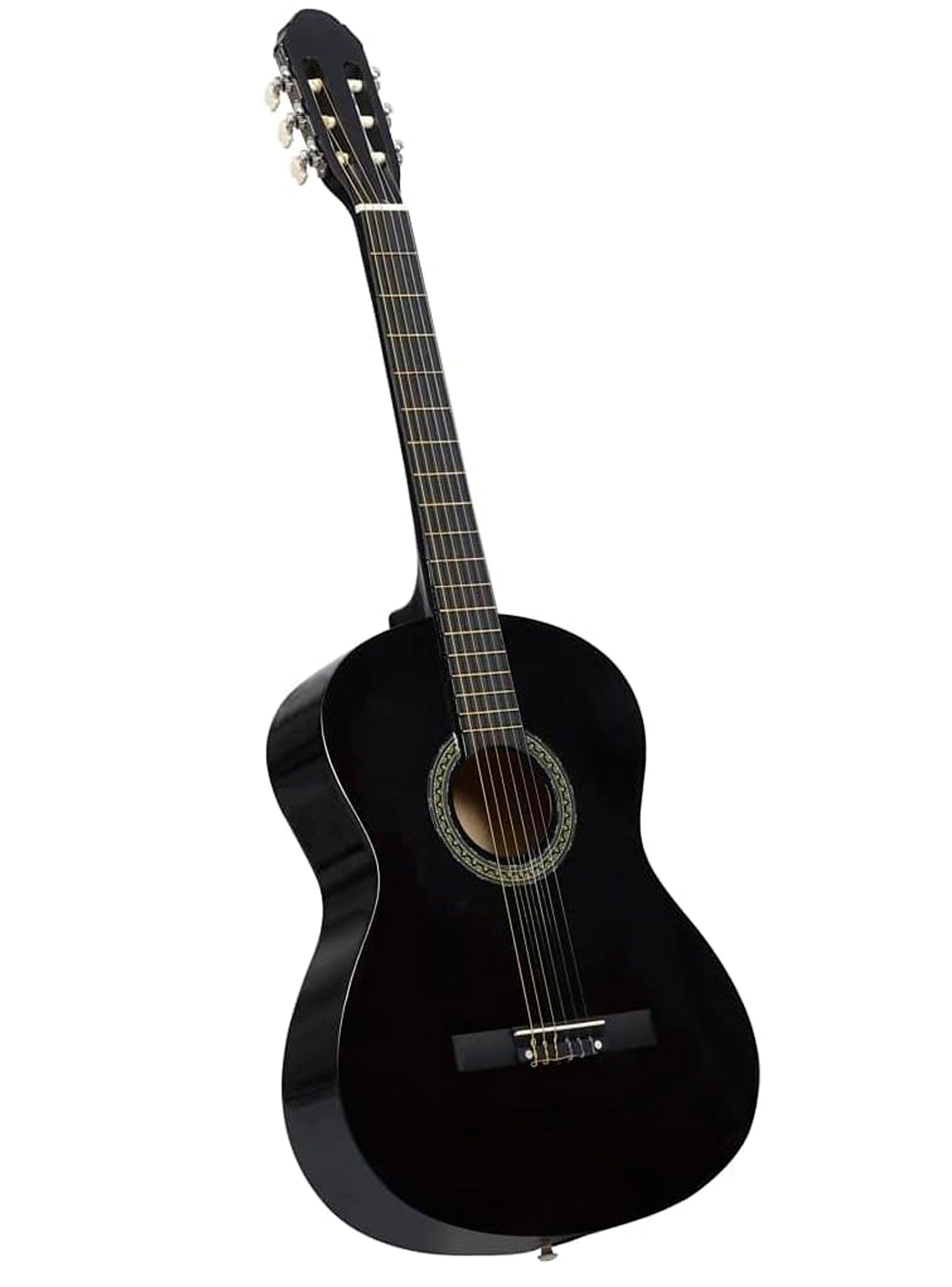 Guitarra Clasica 36 Pulgadas Hendrix Acabado De Madera Negro-3