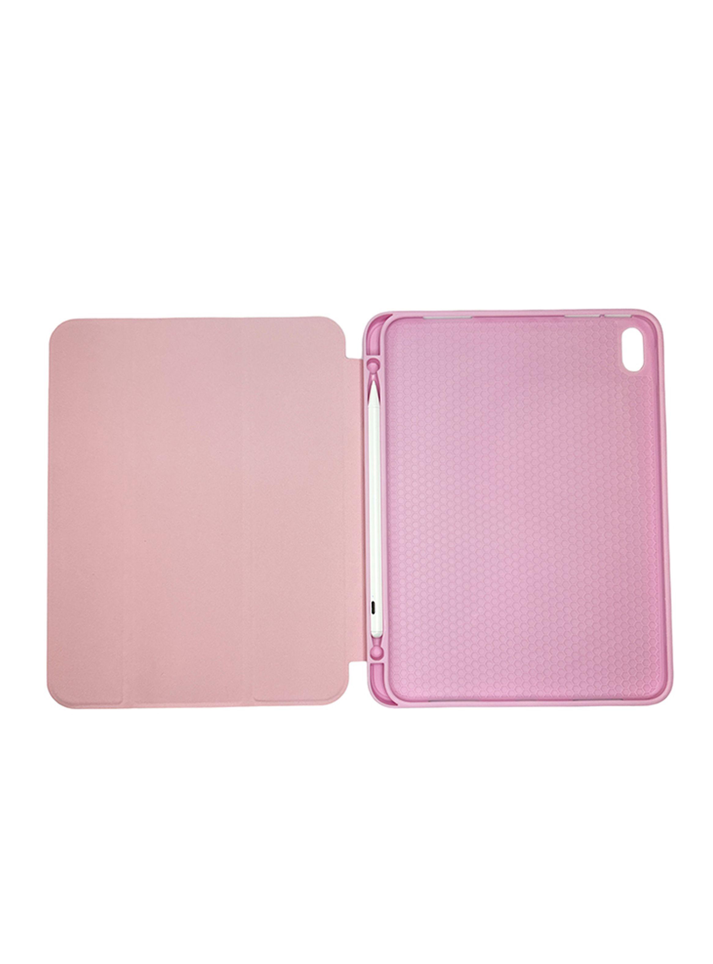Funda Smart Cover Para iPad 10.9 10 Gen 2022 Con Ranura Rosa-2