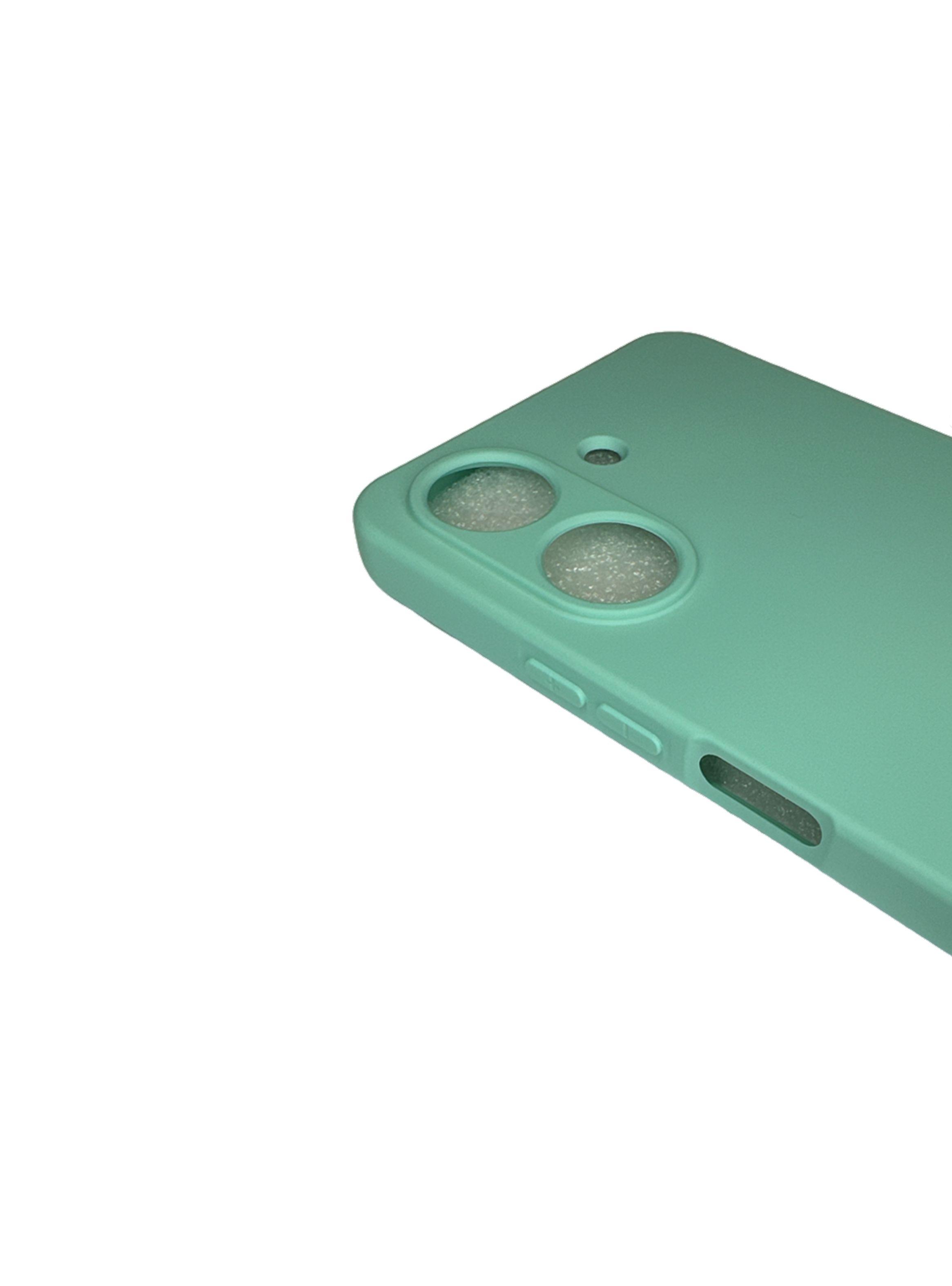 Carcasa Para Xiaomi 13C Goma Turquesa-2