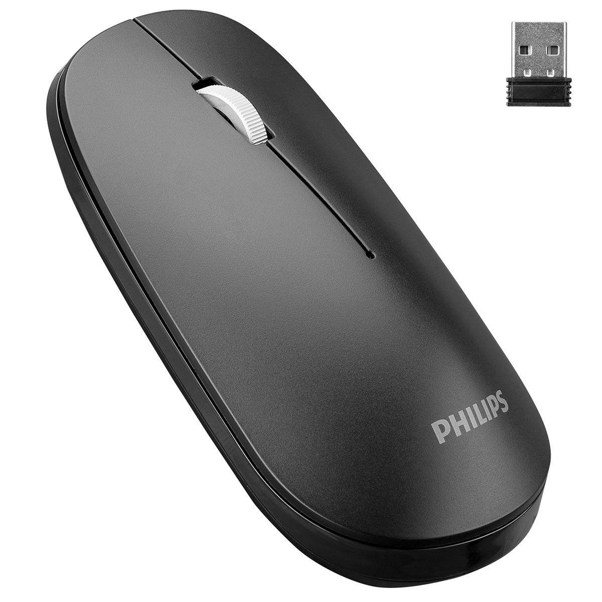 Mouse Optico Cableado USB Philips M305  Negro-1